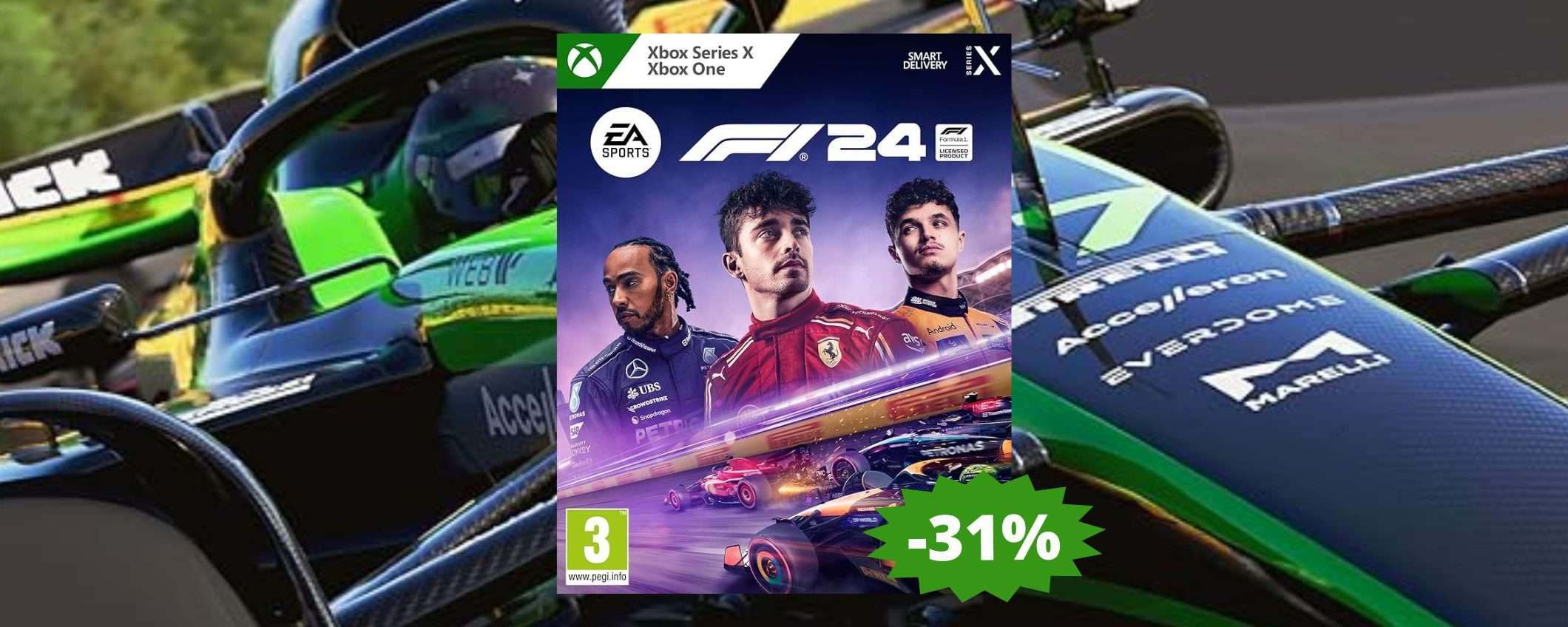 EA SPORTS F1 24 per Xbox: OFFERTA a tempo limitato (-31%)