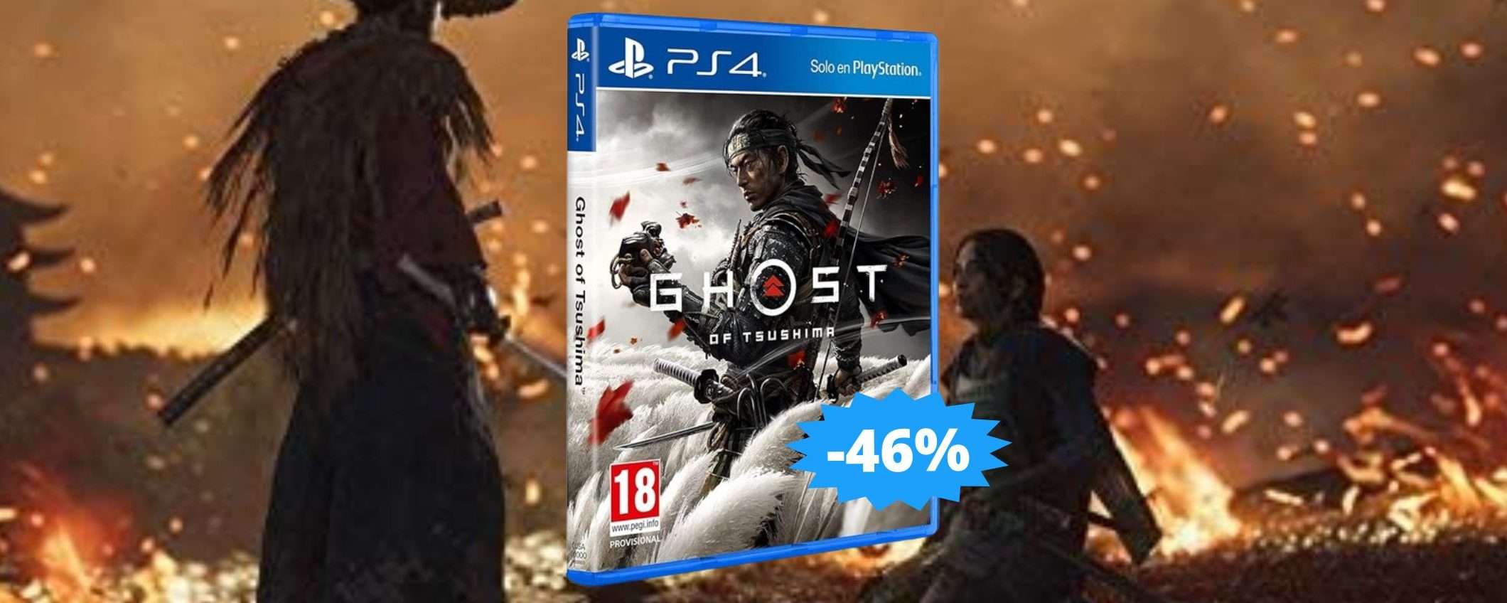 Ghost of Tsushima per PS4: un'avventura EPICA imperdibile (-47%)