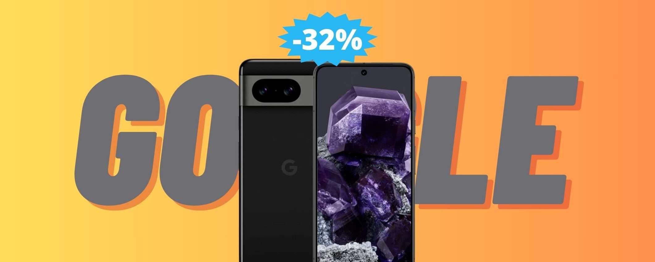 Google Pixel 8: IRRESISTIBILE a questo prezzo (-32%)