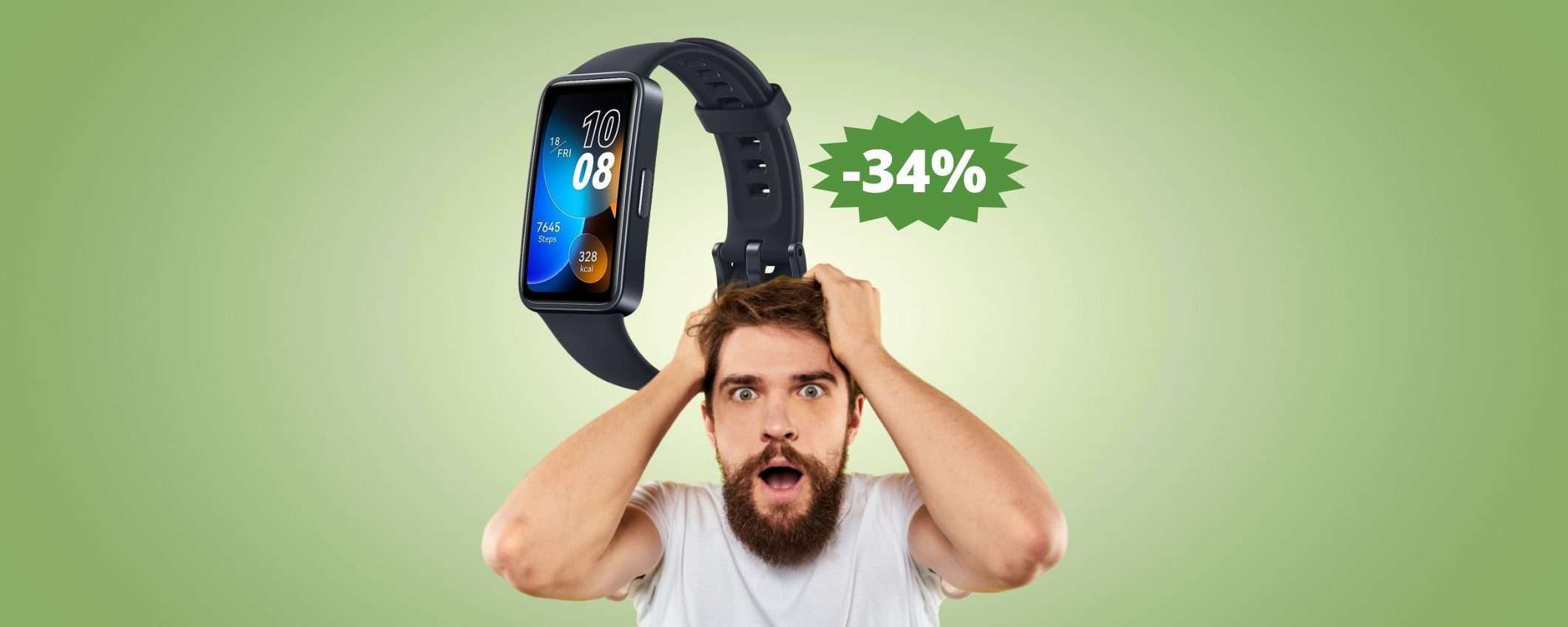 HUAWEI Smart Band 8: sconto EPICO del 34% su Amazon