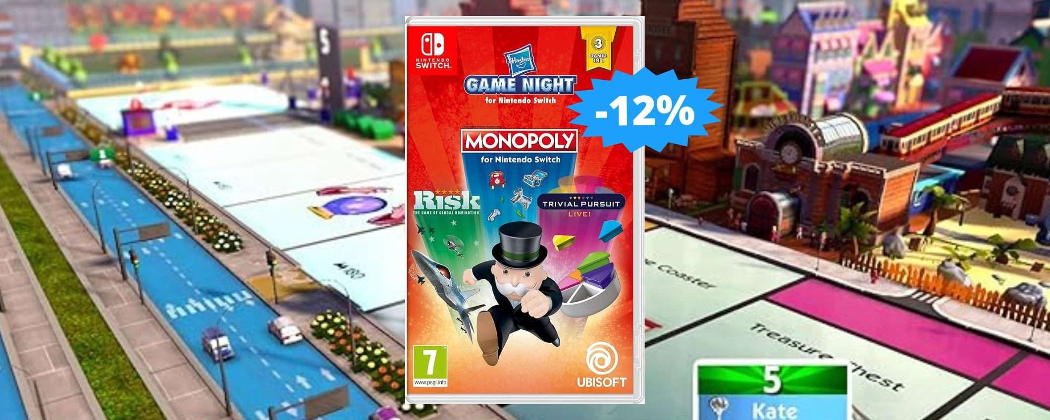 Hasbro Game Night per Switch: un'OCCASIONE da non perdere (-12%)