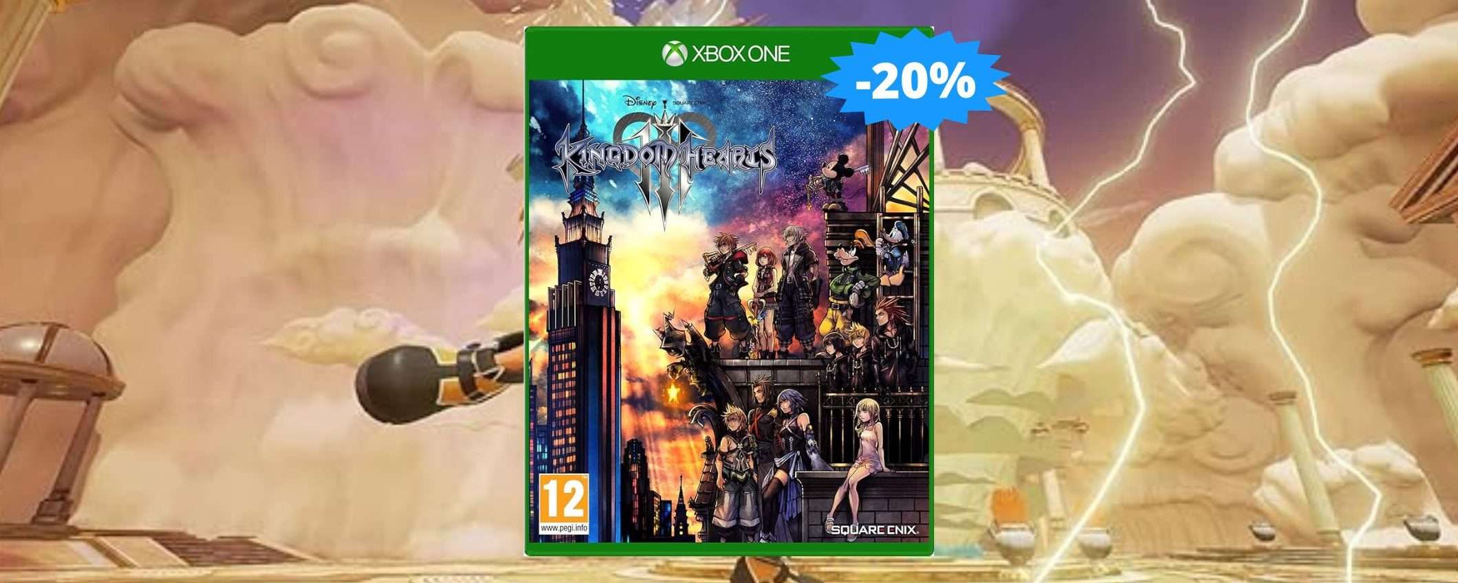 Kingdom Hearts III per Xbox One: sconto EPICO del 20%