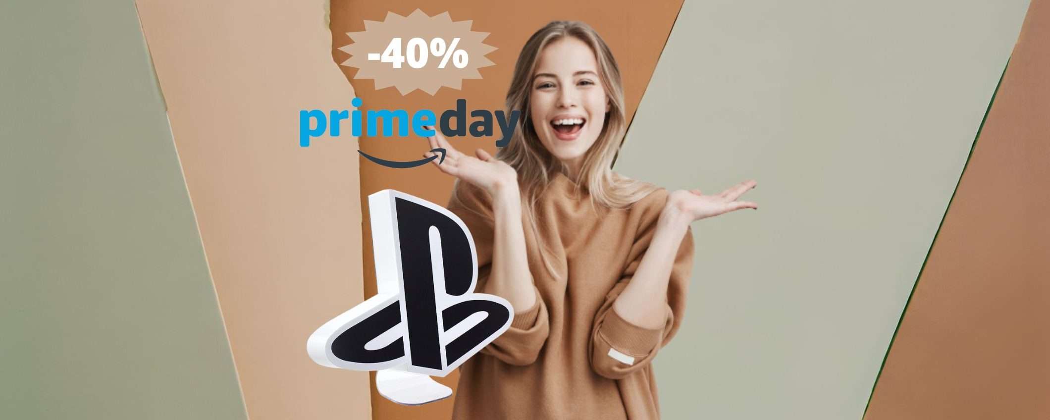 Logo PlayStation light: sconto EPICO del 40% per le OFFERTE Prime Day