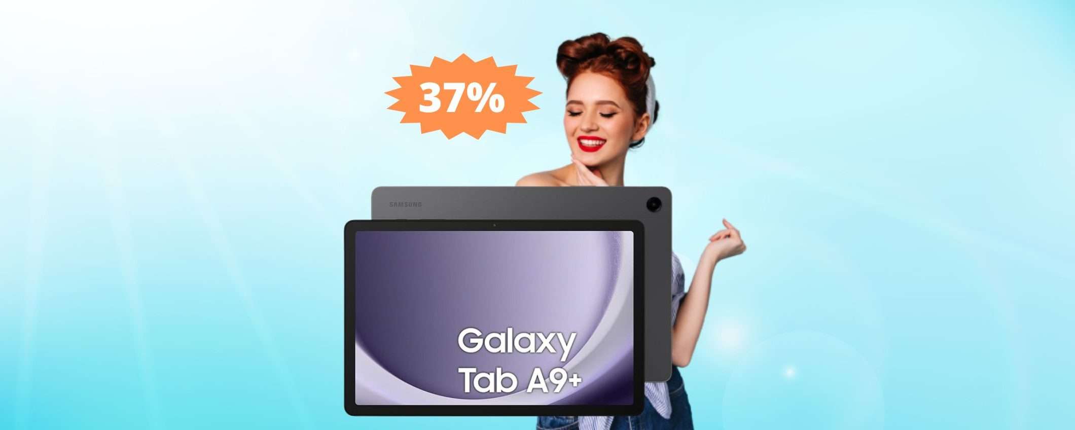 Samsung Galaxy Tab A9+: un AFFARE da non perdere (-37%)