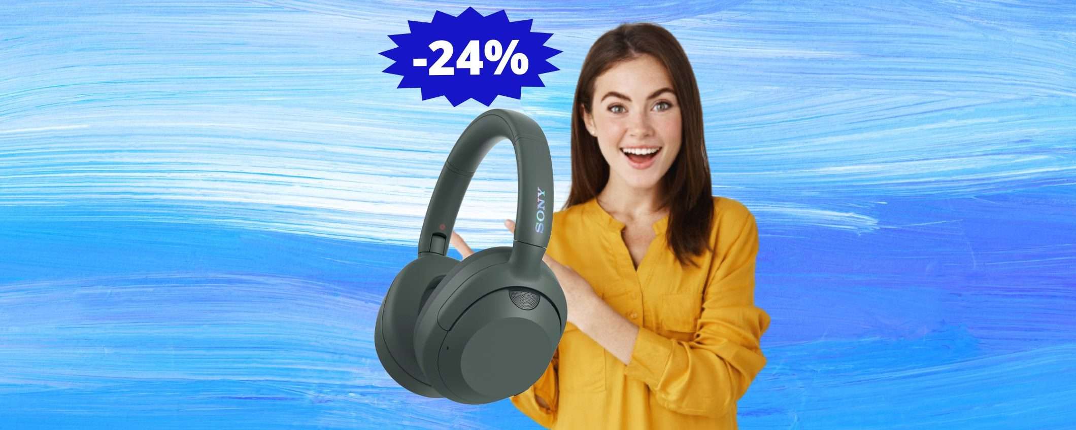 Cuffie Sony ULT WEAR:  sconto IMBATTIBILE del 24% su Amazon