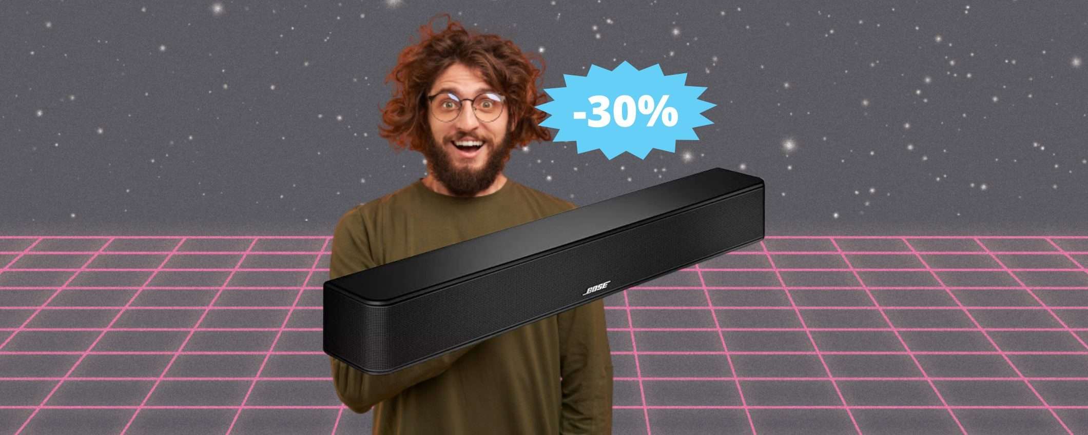 Soundbar Bose Solo Serie 2: sconto IMPERDIBILE del 30% su Amazon