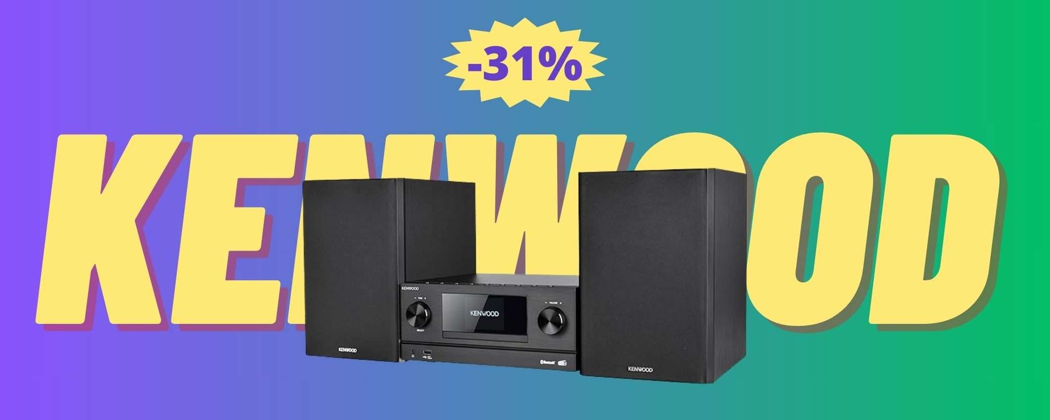 Stereo HiFi KENWOOD M-9000S: sconto IMPERDIBILE del 31%