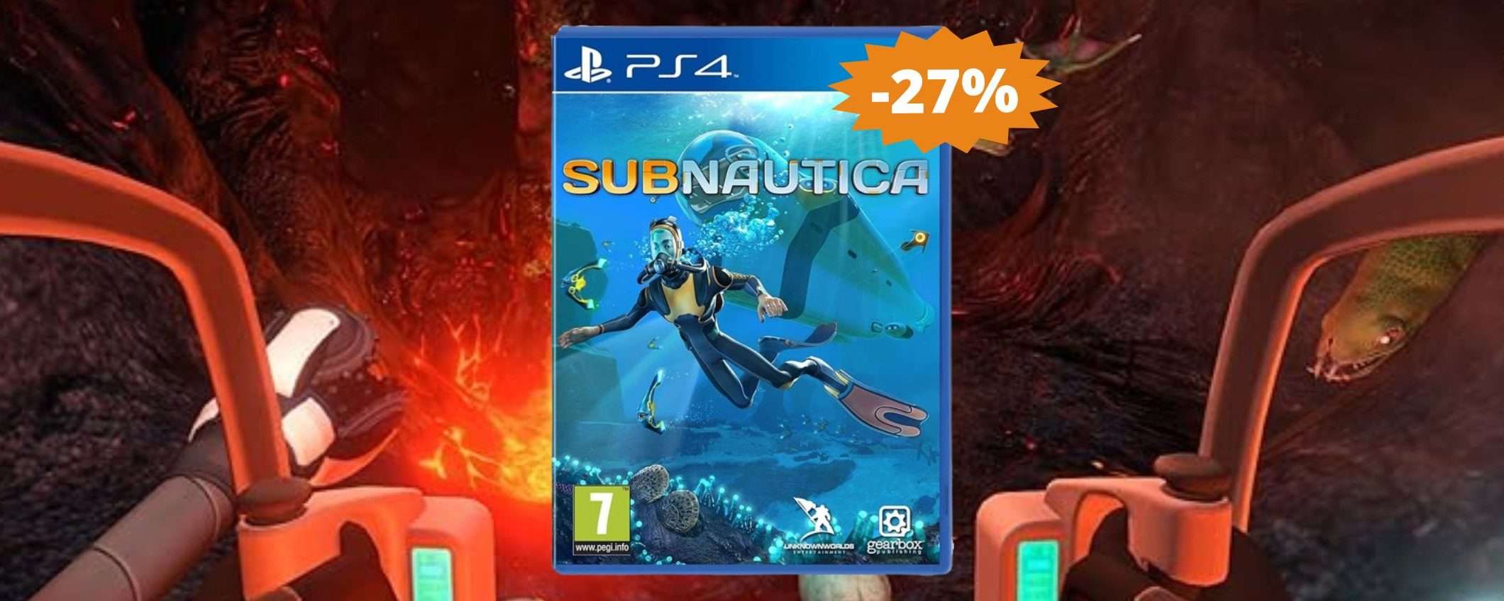 Subnautica per PS4: un'AVVENTURA marina da non perdere (-27%)