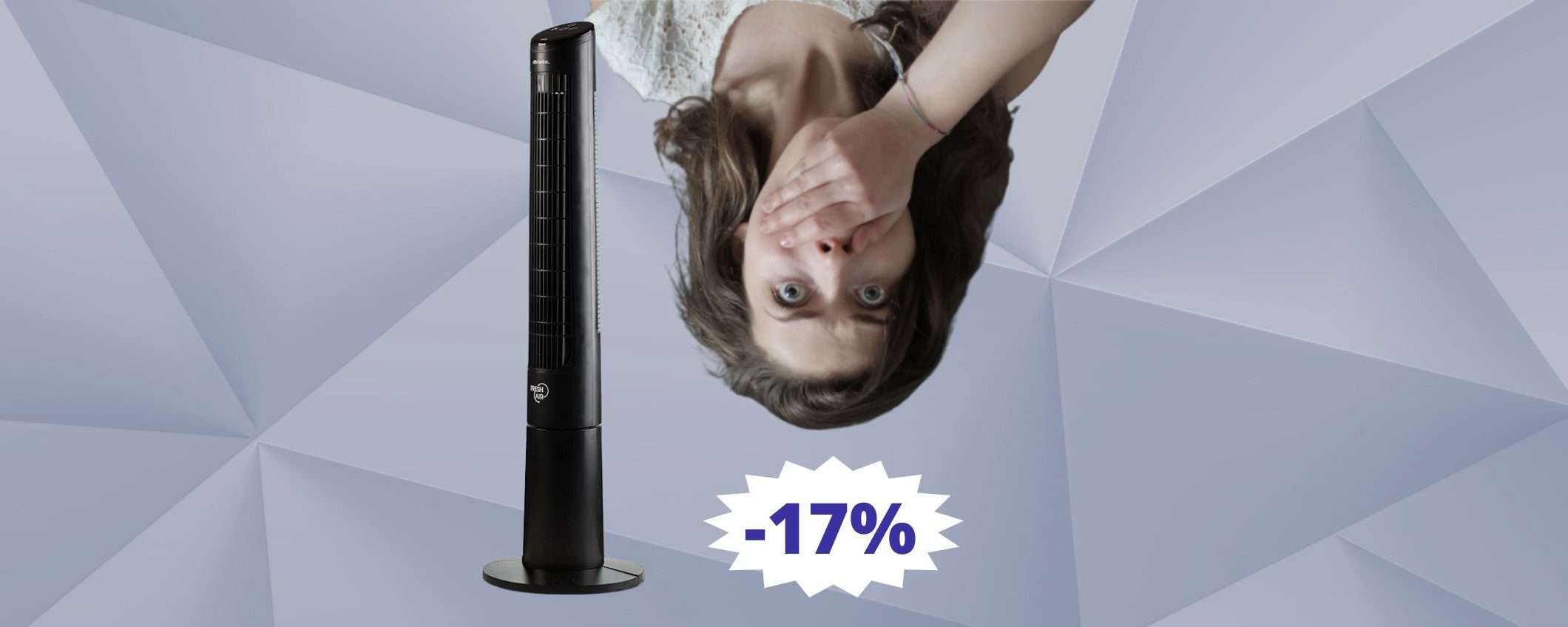 Ventilatore a torre Ariete 805: l'OCCASIONE perfetta per l'estate (-17%)