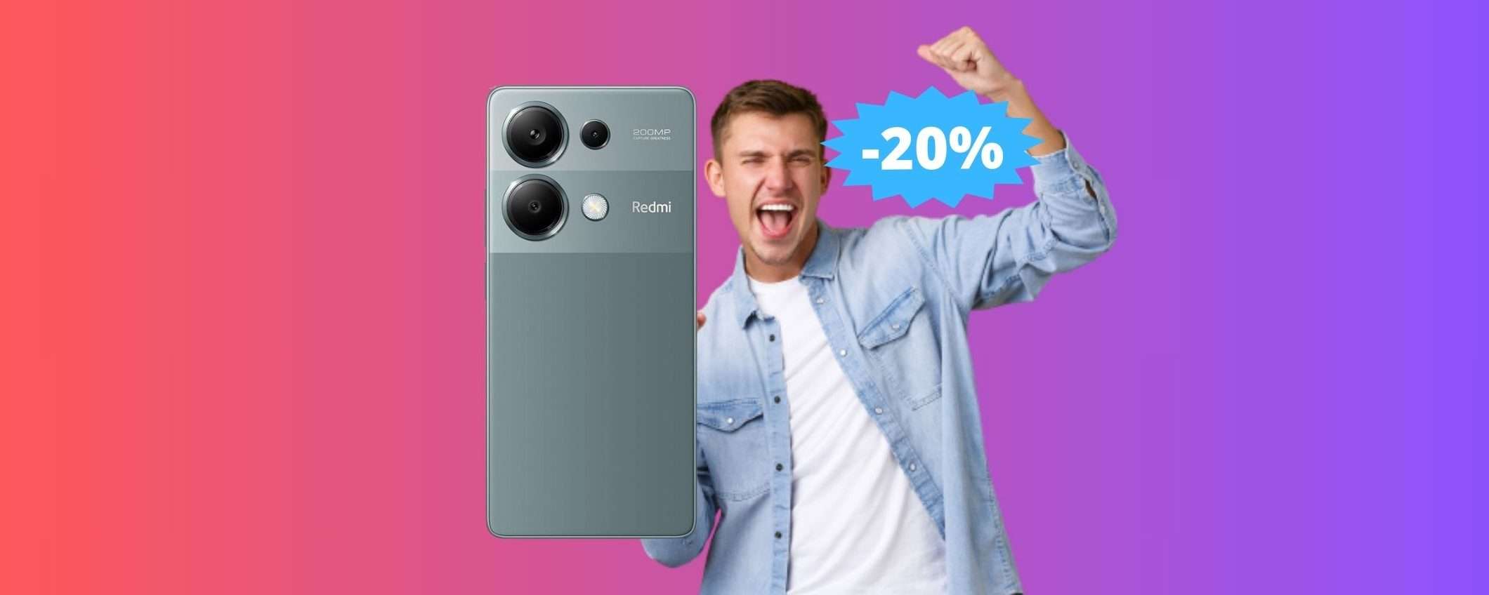 Xiaomi Redmi Note 13 Pro: IMPOSSIBILE resistergli a questo prezzo (-20%)