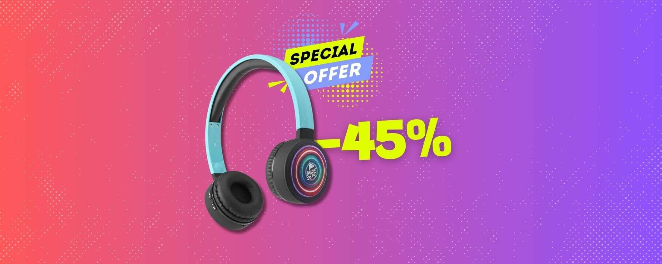 Cuffie a meno di 10€? Possibile con le Music Sound!