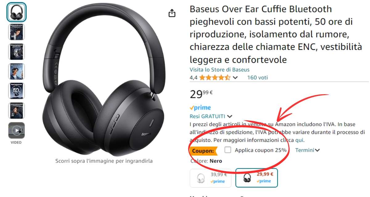 cuffie-bluetooth-baseus-promo-folle-22e-amazon-esagera-coupon