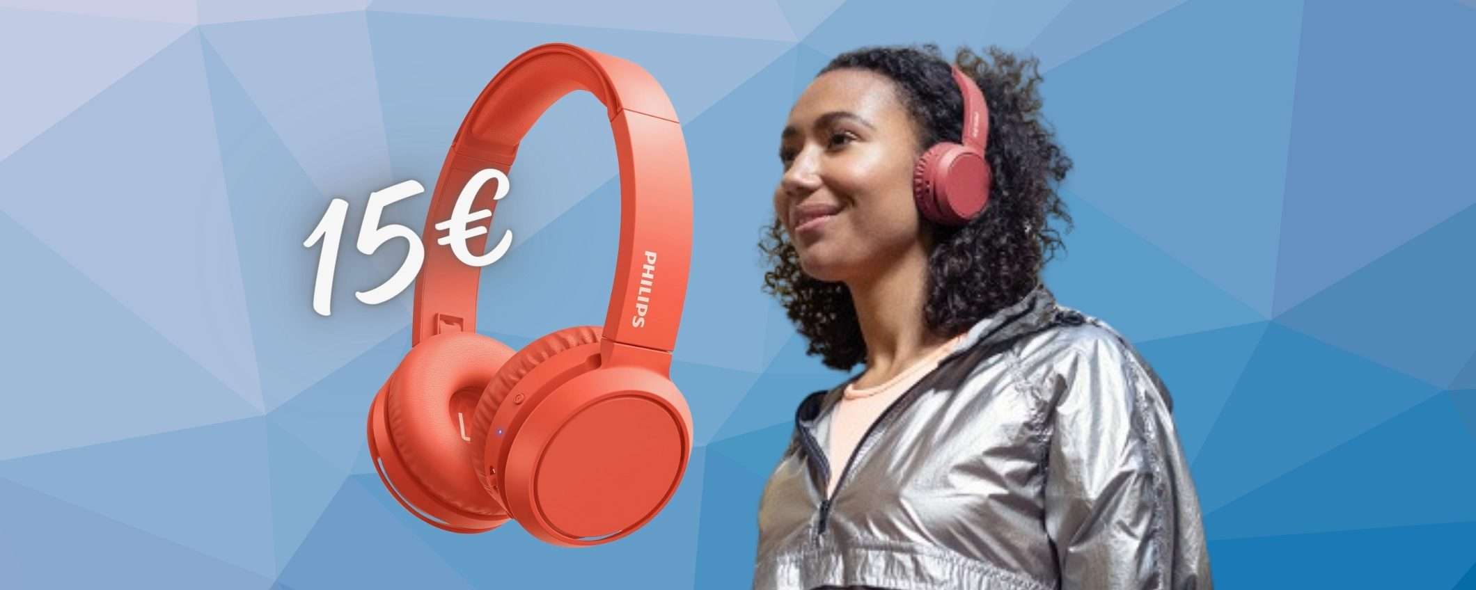 Cuffie wireless Philips a PREZZO RIDICOLO al Prime Day (solo 15€)