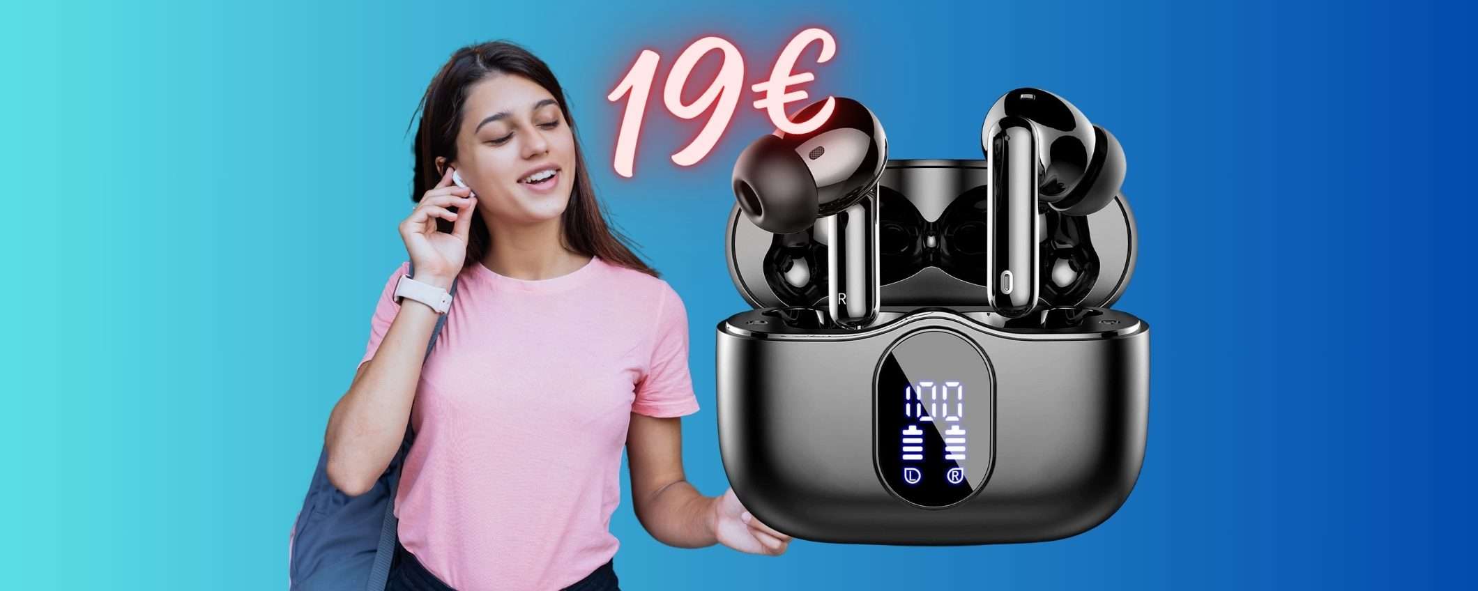 Cuffiette Bluetooth di qualità? Non spendere un capitale, ti BASTANO 19€