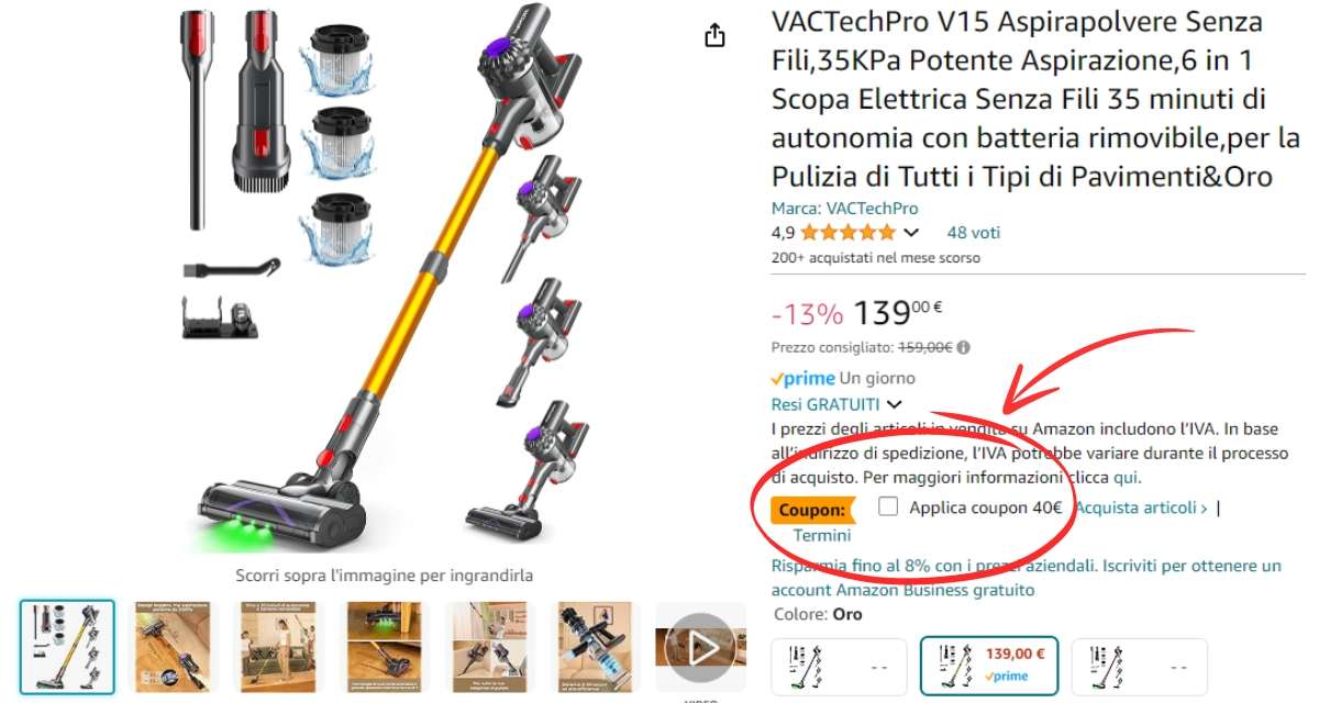 doppio-sconto-folle-amazon-questo-aspirapolvere-senza-fili-99e-coupon