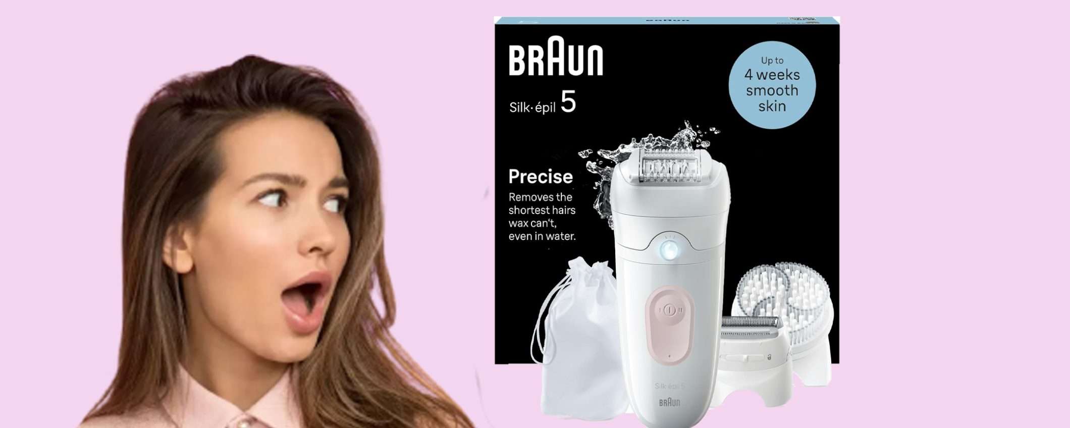 Epilatore elettrico Braun Silk-épil 5: sconto FOLLE del 30%