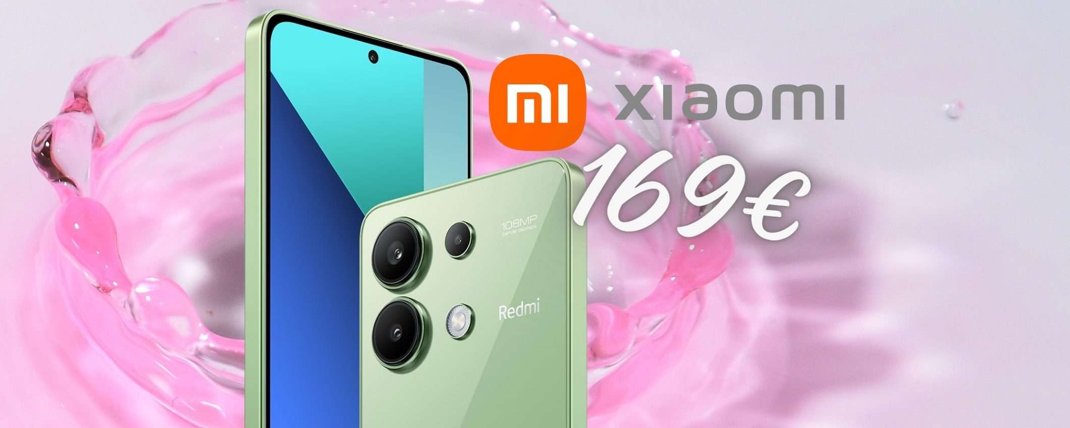 FOLLIA su Amazon: Xiaomi Redmi Note 13 da 128GB tuo a soli 169€