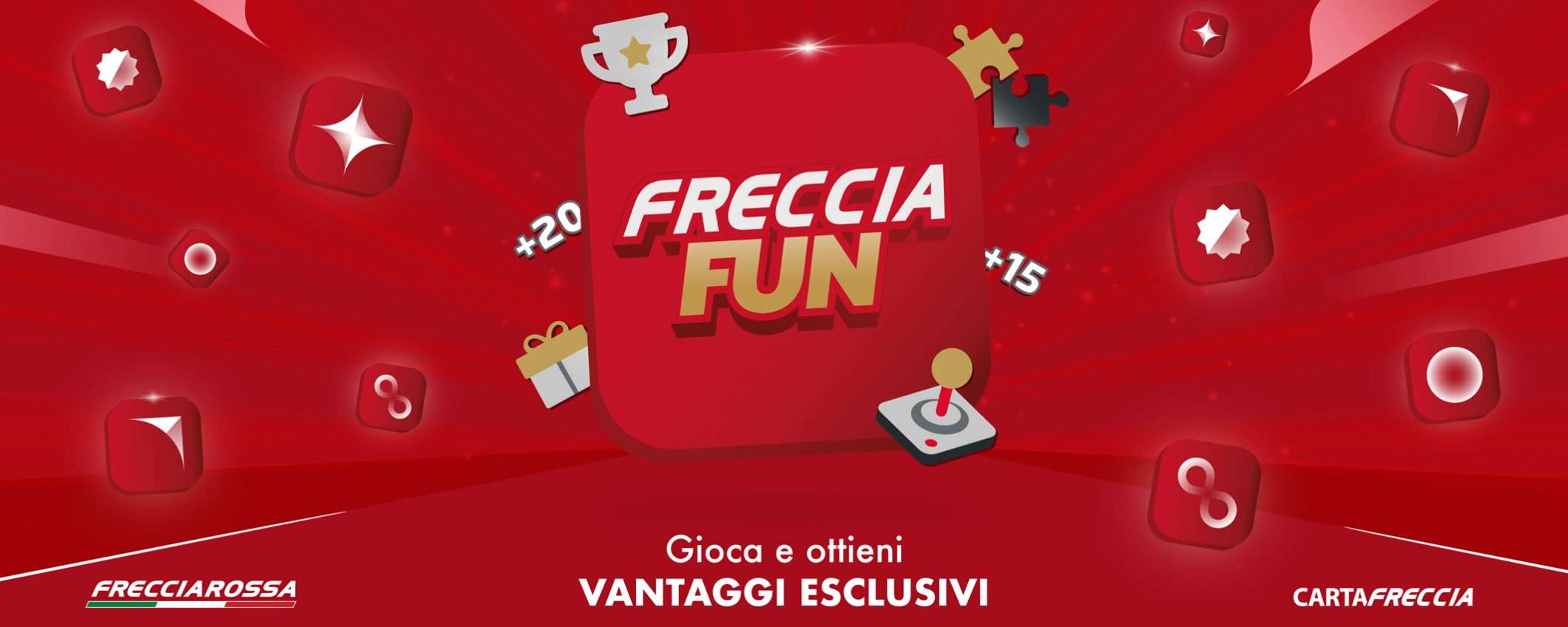 Trenitalia FRECCIAFun: gioca ogni mese per ottenere vantaggi esclusivi