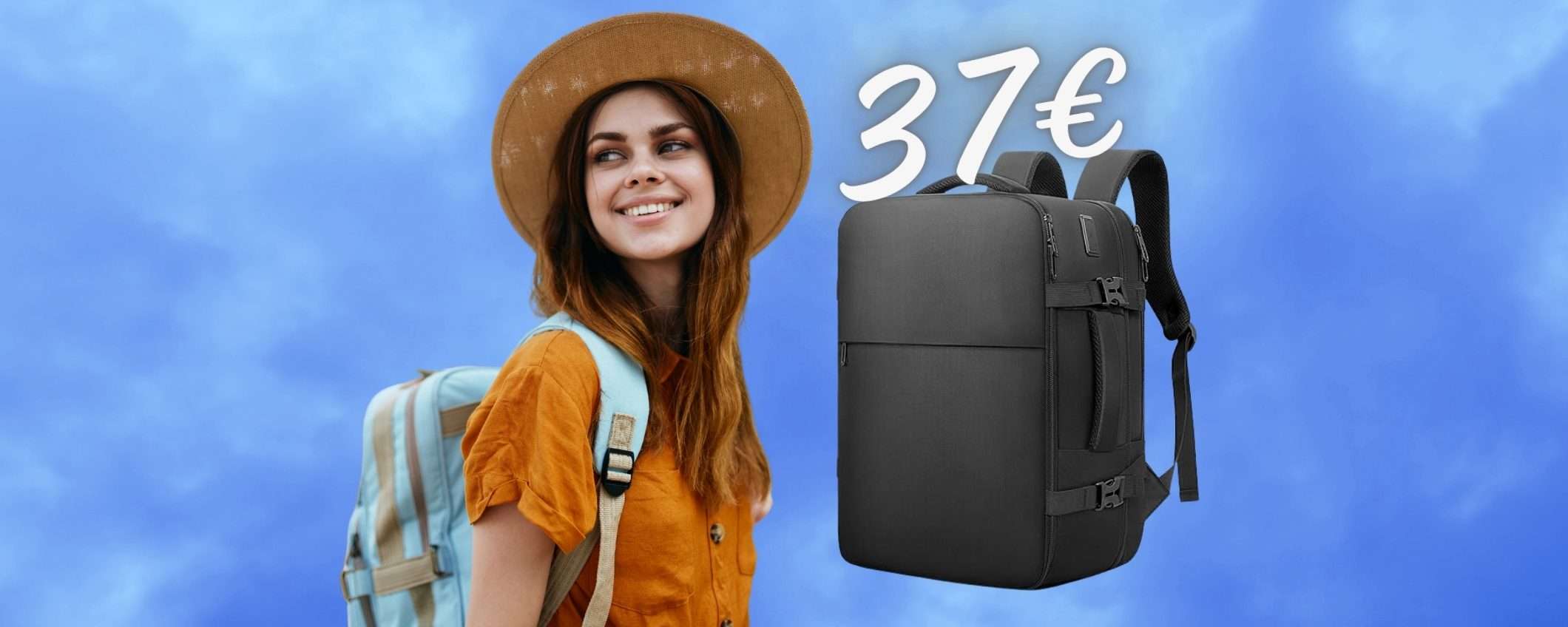 FURBATA per NON PAGARE il bagaglio Ryanair: zaino da viaggio tuo a 37€