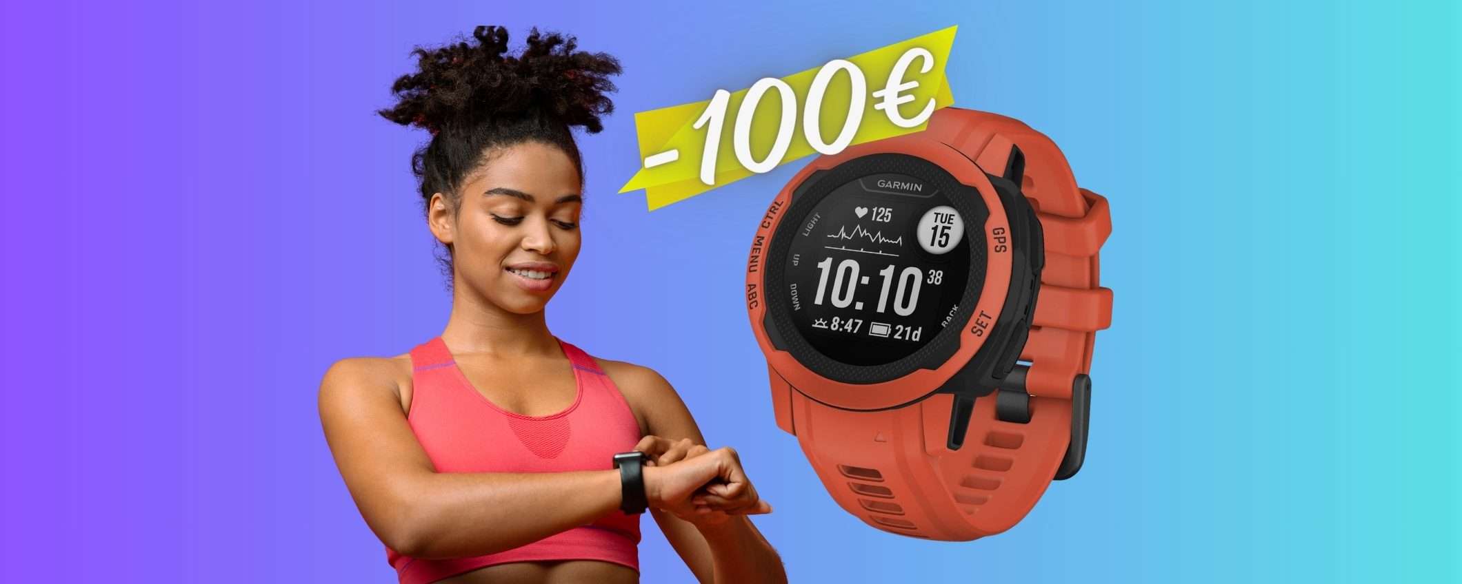 Garmin Instinct 2S: il RE degli smartwatch a 100€ in MENO su Amazon