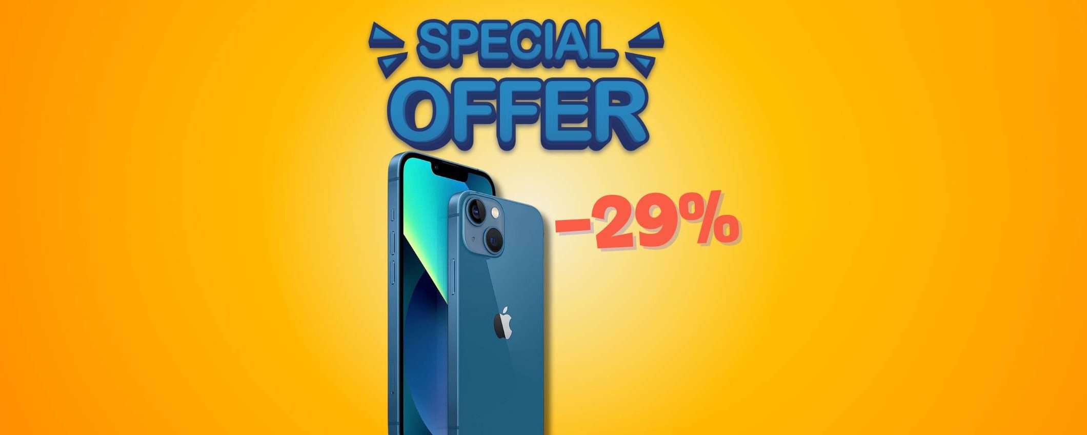 iPhone 13 a un prezzo folle: -29% solo per poco