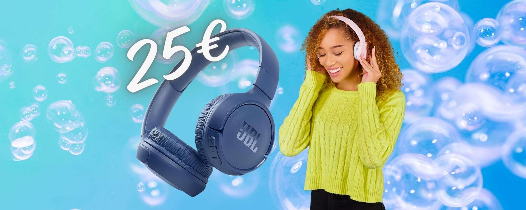 JBL Tune 510BT: cuffie wireless con MIGLIORE rapporto qualità prezzo (25€)