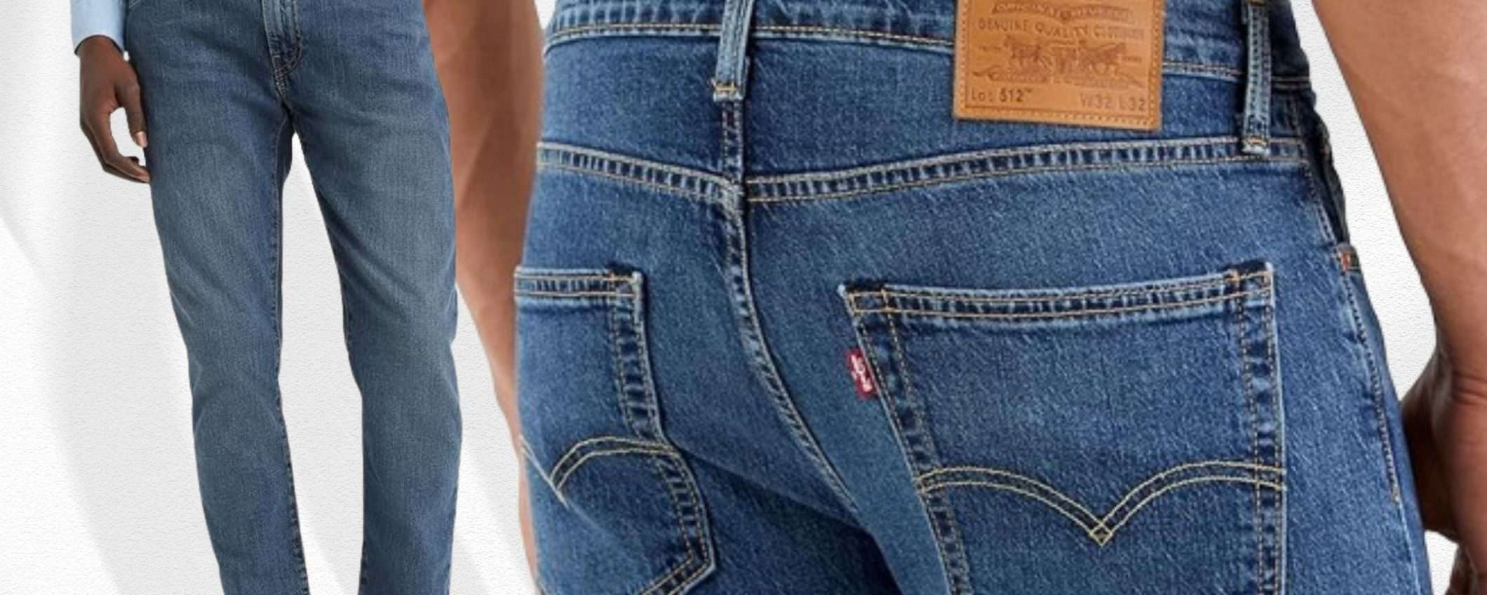 Jeans Levi's 512 a 60€ su Amazon: sconto 45%, promo SHOCK da svendita