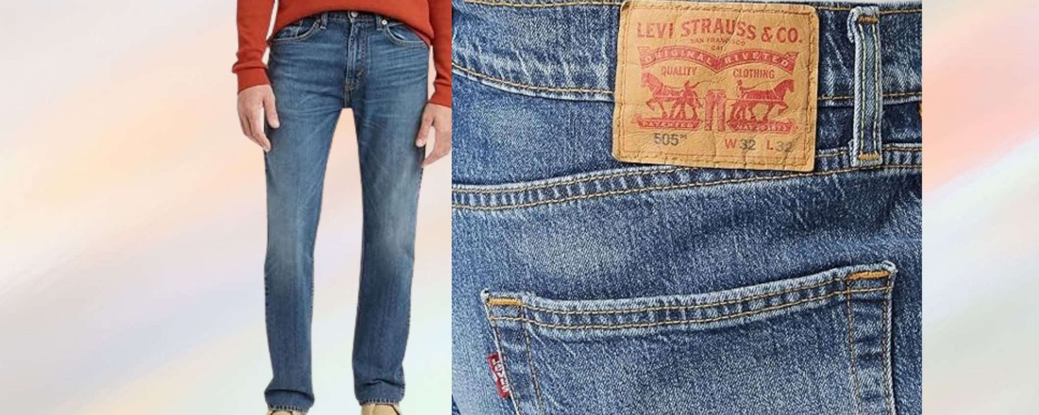 Jeans Levi's 505 a 41€ su Amazon: affare IMPERDIBILE, sconto 57%