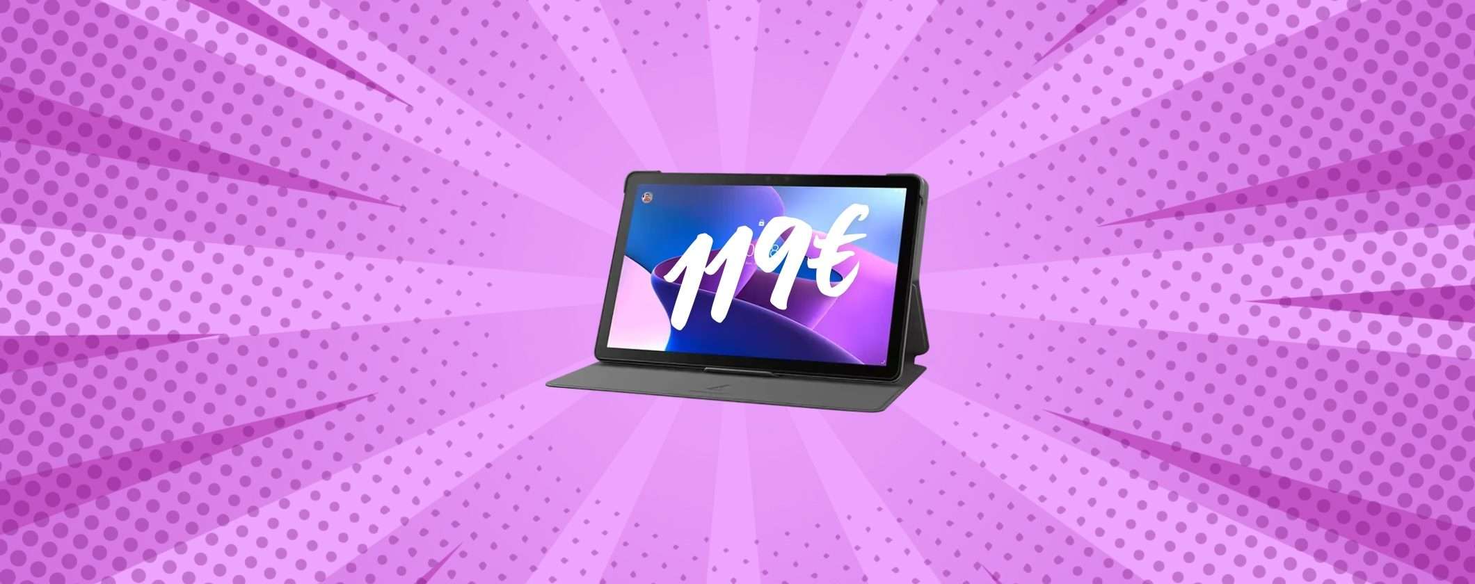 Lenovo Tab M10 3: tablet FANTASTICO oggi a soli 119€