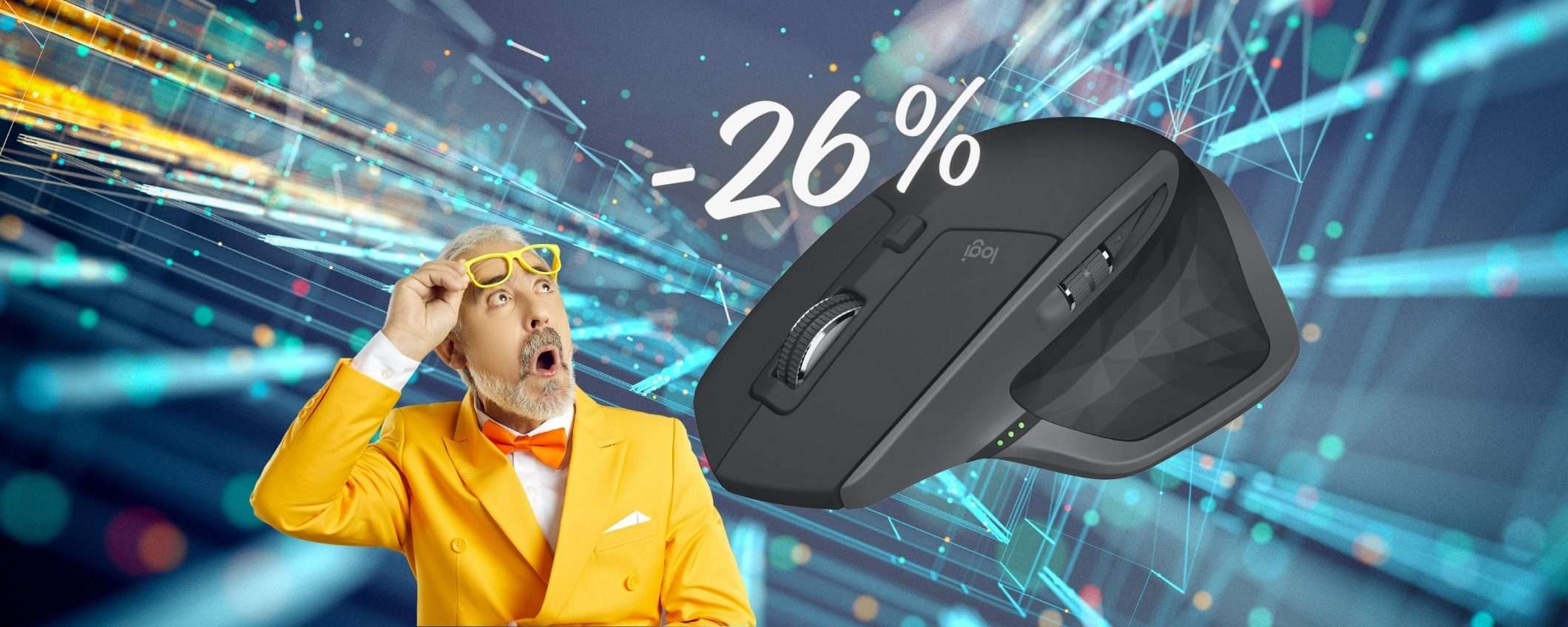 Logitech MX Master 2S: il mouse wireless SENZA RIVALI al 26%