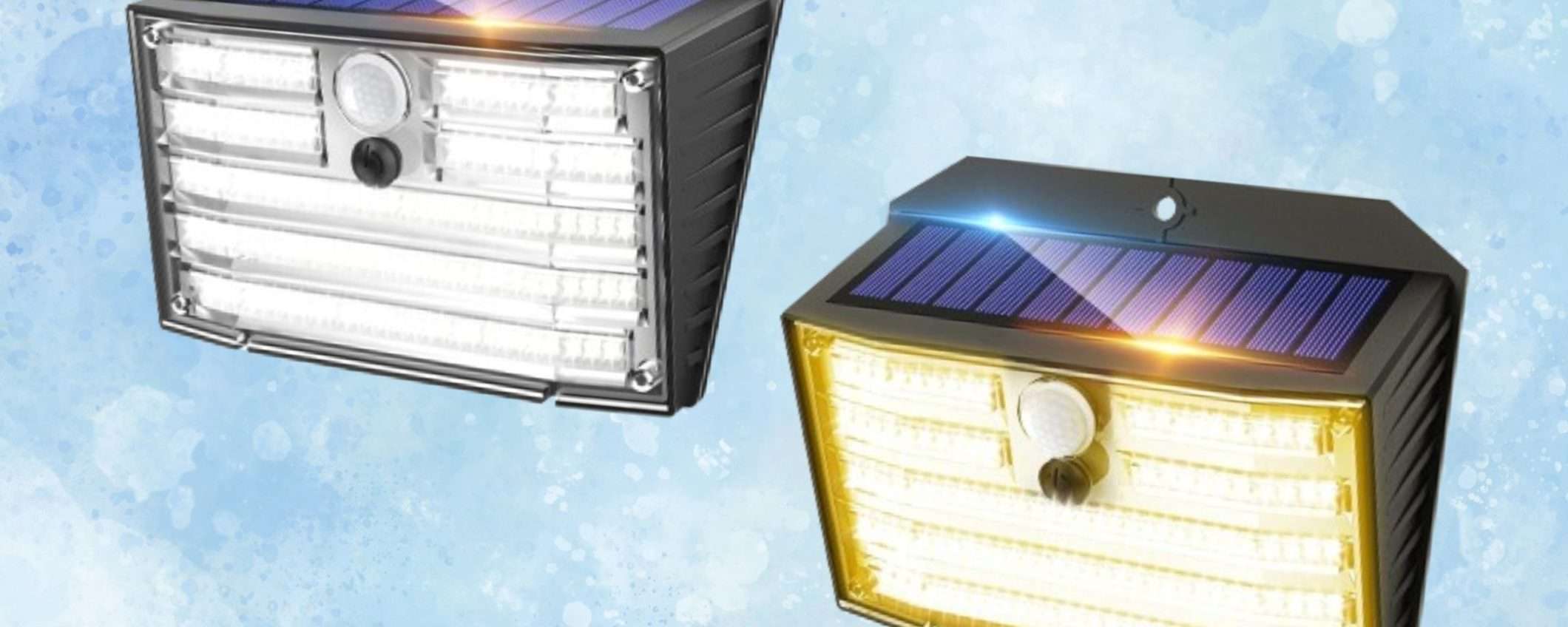 Luce solare a 3,33€ su Amazon: luminosità INTENSISSIMA calda o fredda