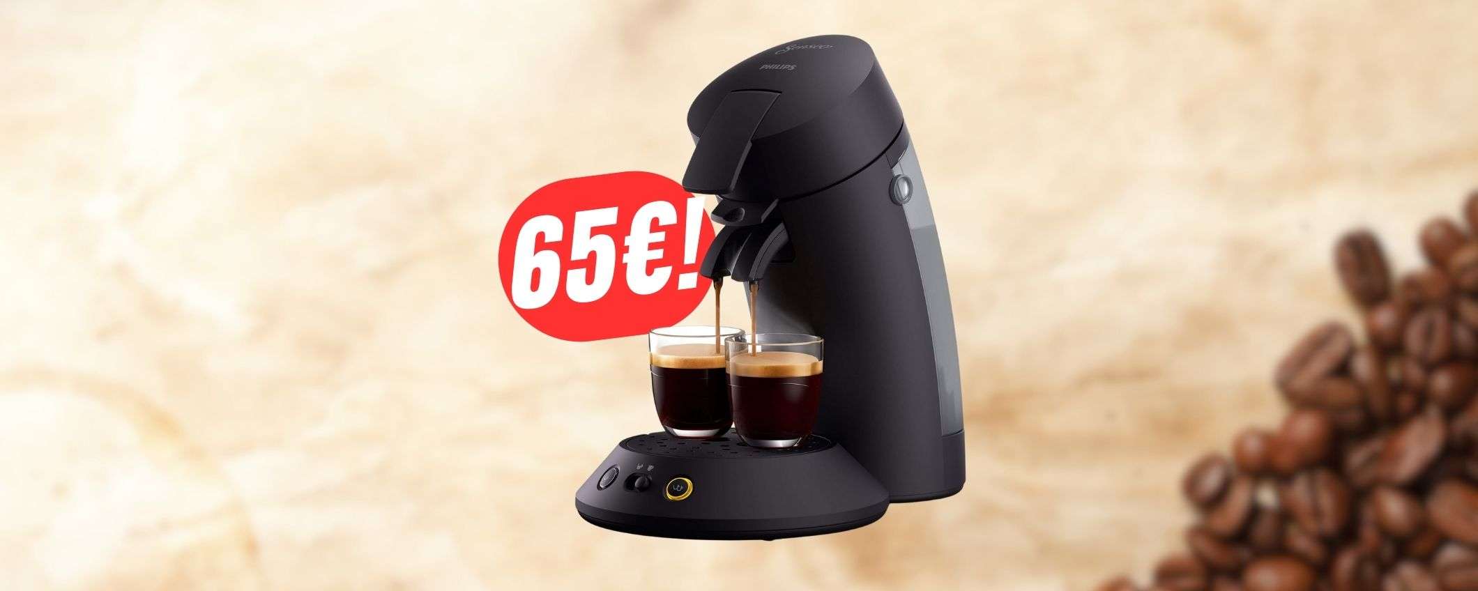 La macchina da caffè Philips super-compatta crolla a 65€!