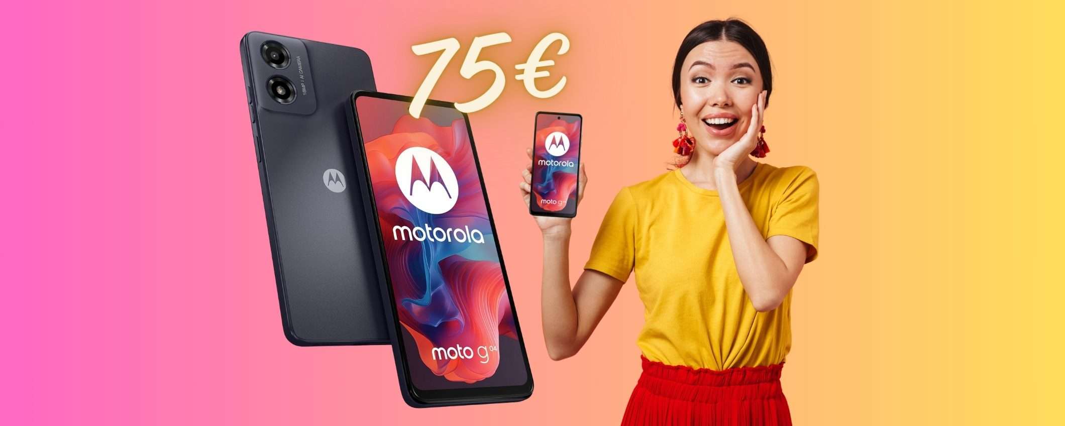 Il MIGLIORE Smartphone ECONOMICO? Motorola moto g04 (75€)