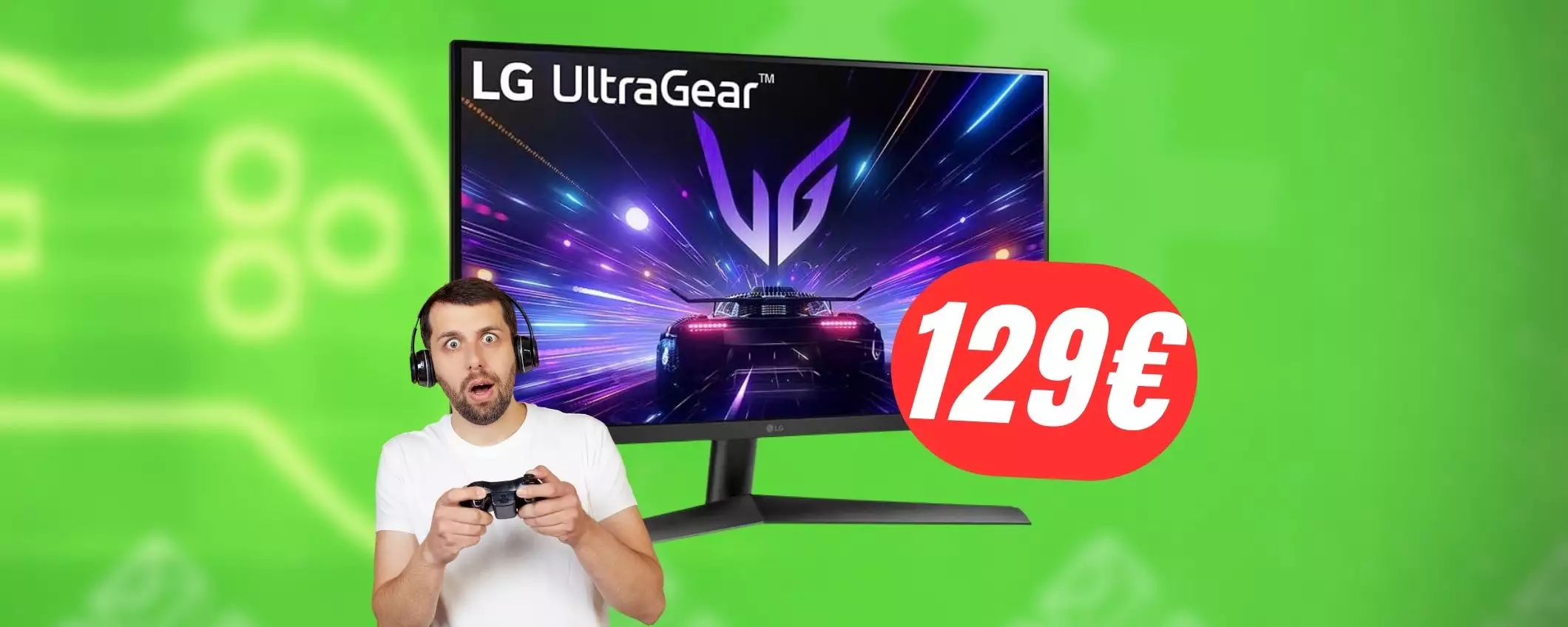 180Hz e 1080p: il MONITOR di LG perfetto per giocare precipita a 129€!