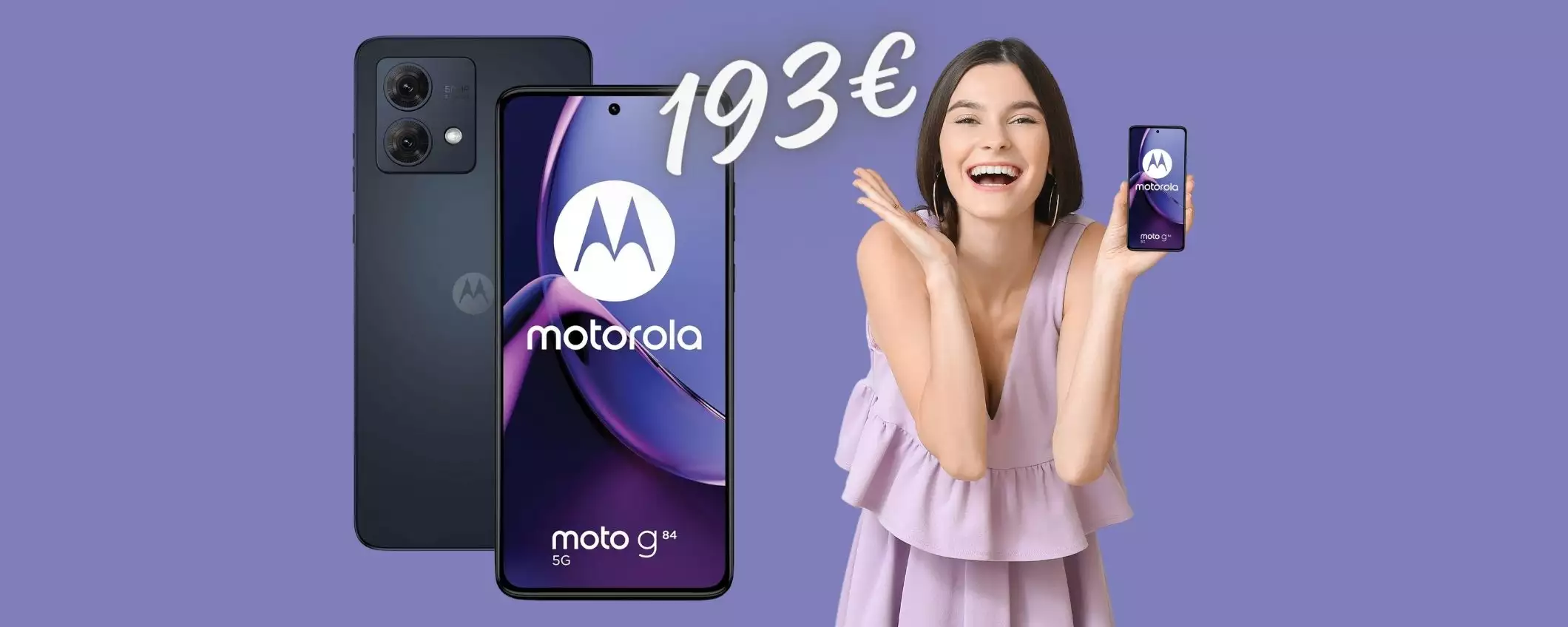 Motorola Moto G84 5G da 256GB in SUPER SCONTO di 106€ su eBay