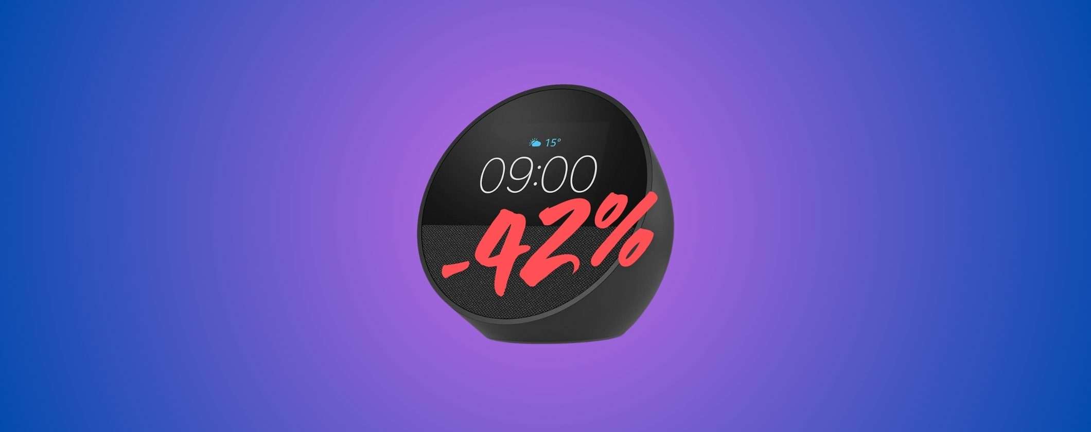 Nuovo Echo Spot in OFFERTONA al Prime Day: -42%