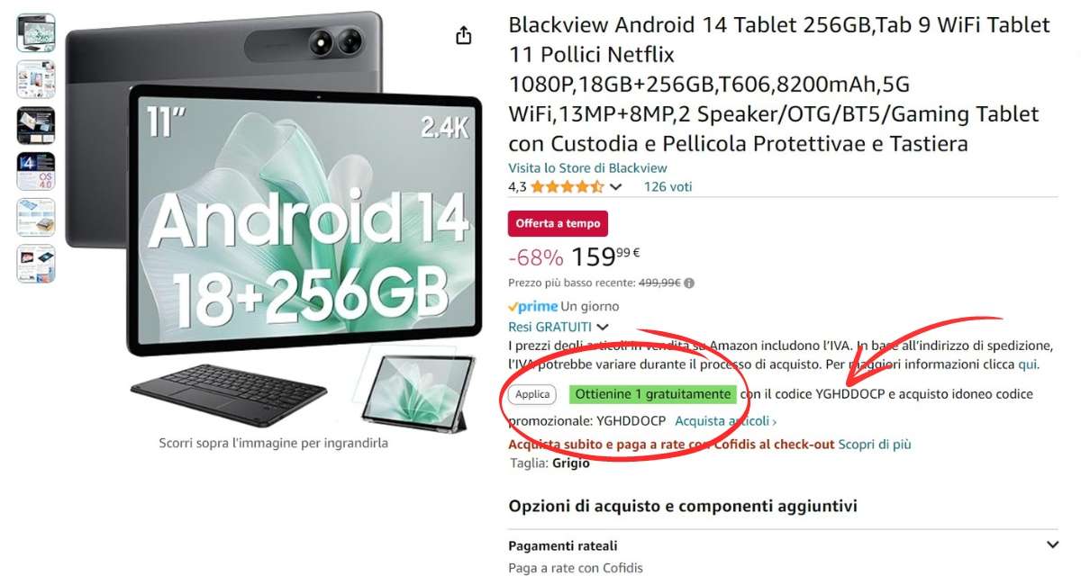 offerta-pazzesca-amazon-2-tablet-11-pollici-1-gratis-codice