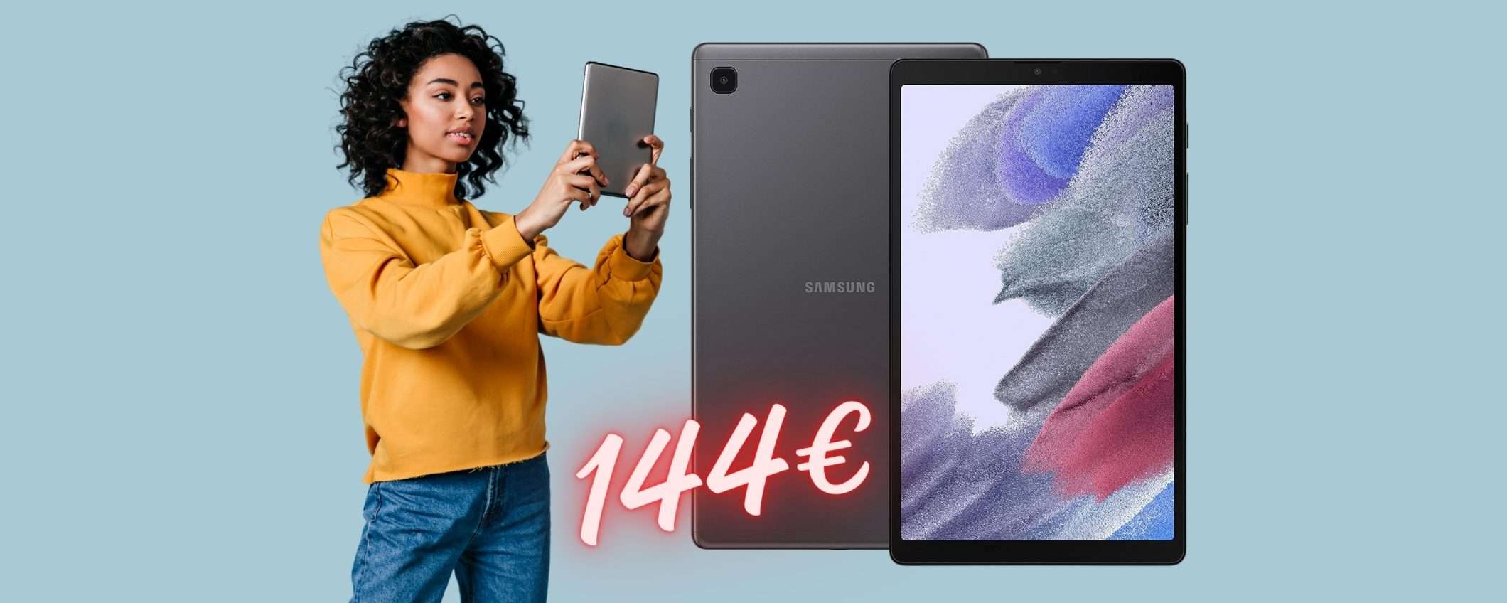 PAZZIA su Amazon per Samsung Galaxy Tab A7 Lite, ora tuo a 144€