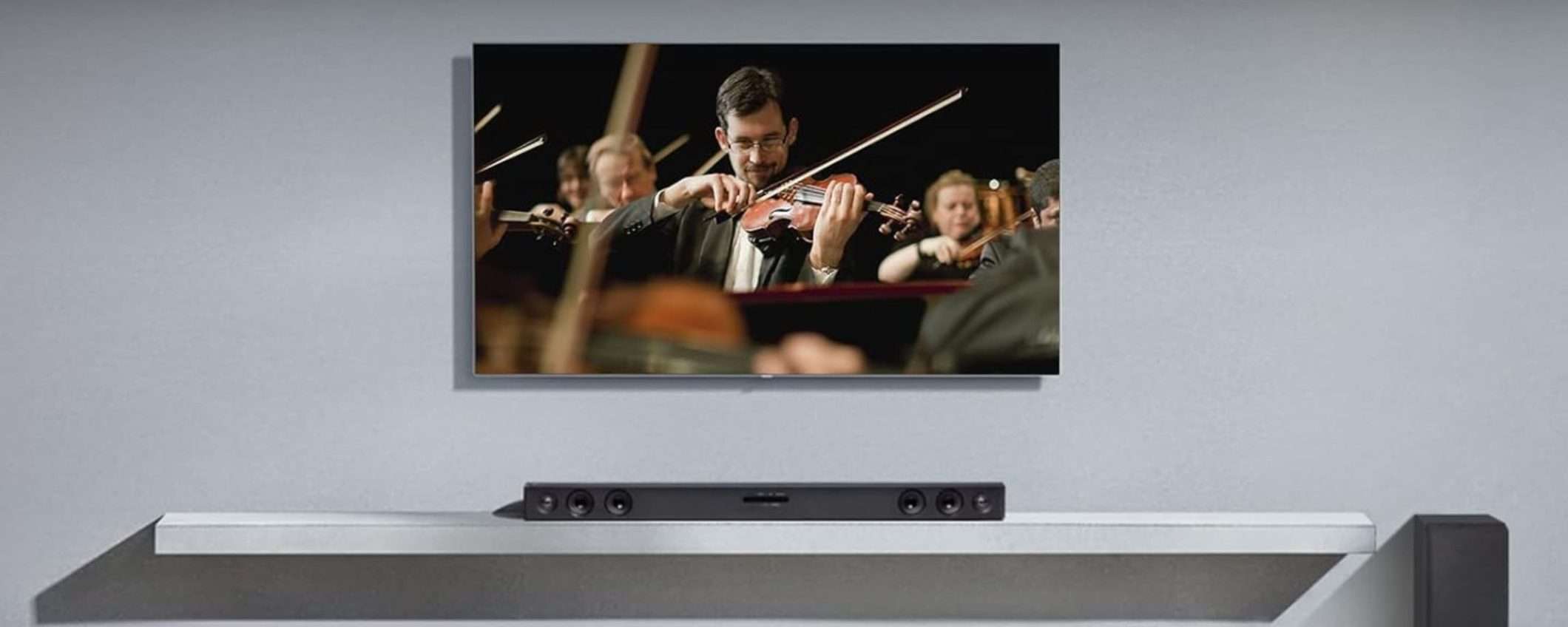 POTENZA ESPLOSIVA con la soundbar 2.1 di LG da 300W: sconto del 44% su Amazon