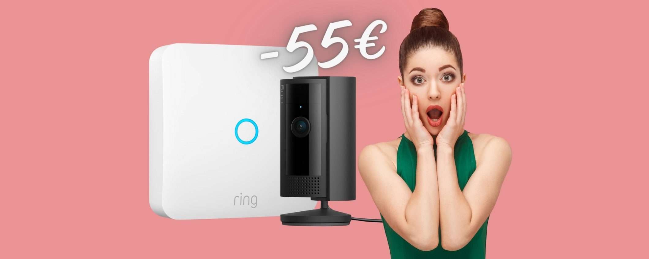 Prime Day in anticipo per Ring Intercom + Ring Indoor camera di Amazon (-46%)