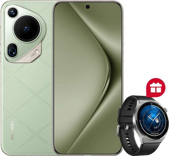 Huawei Pura 70 Ultra con Huawei Watch GT 3 Pro in omaggio