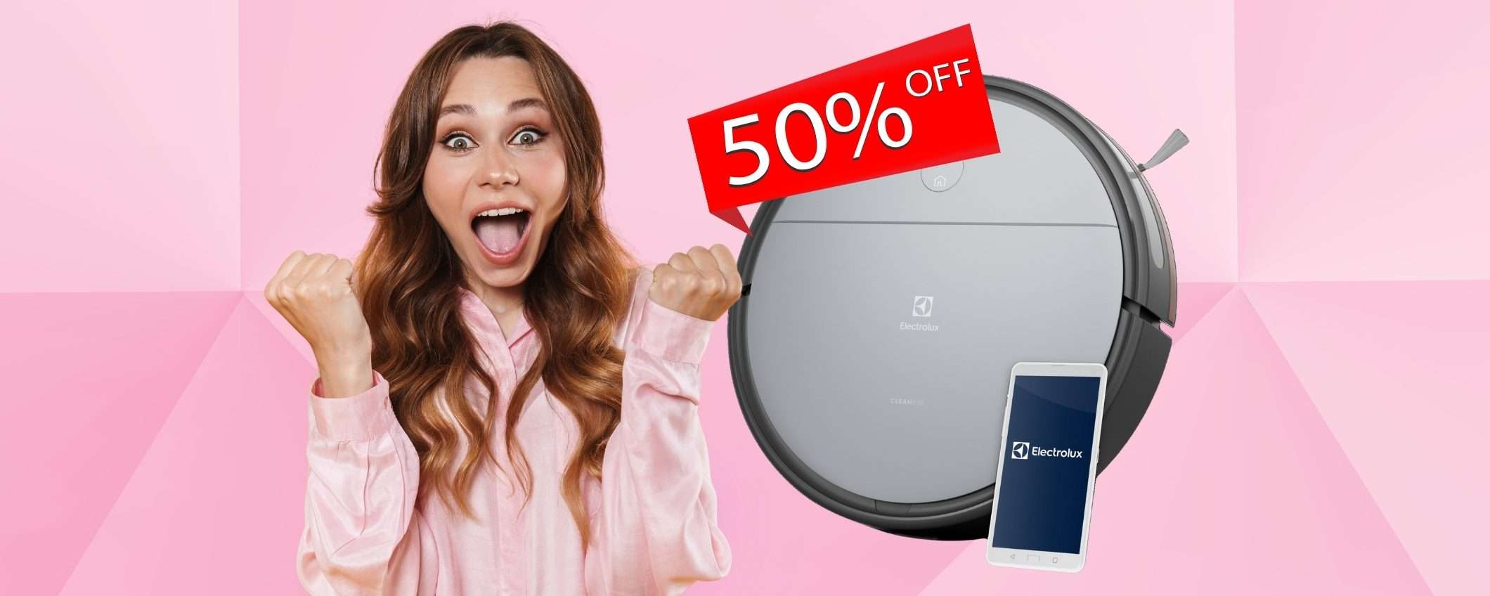 Robot aspirapolvere Electrolux in PROMO al 50% + codice segreto (-155€)