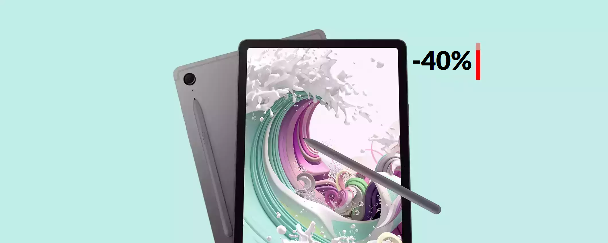 Samsung Galaxy Tab S9 FE con S Pen: sconto da fuoritutto (-220€)