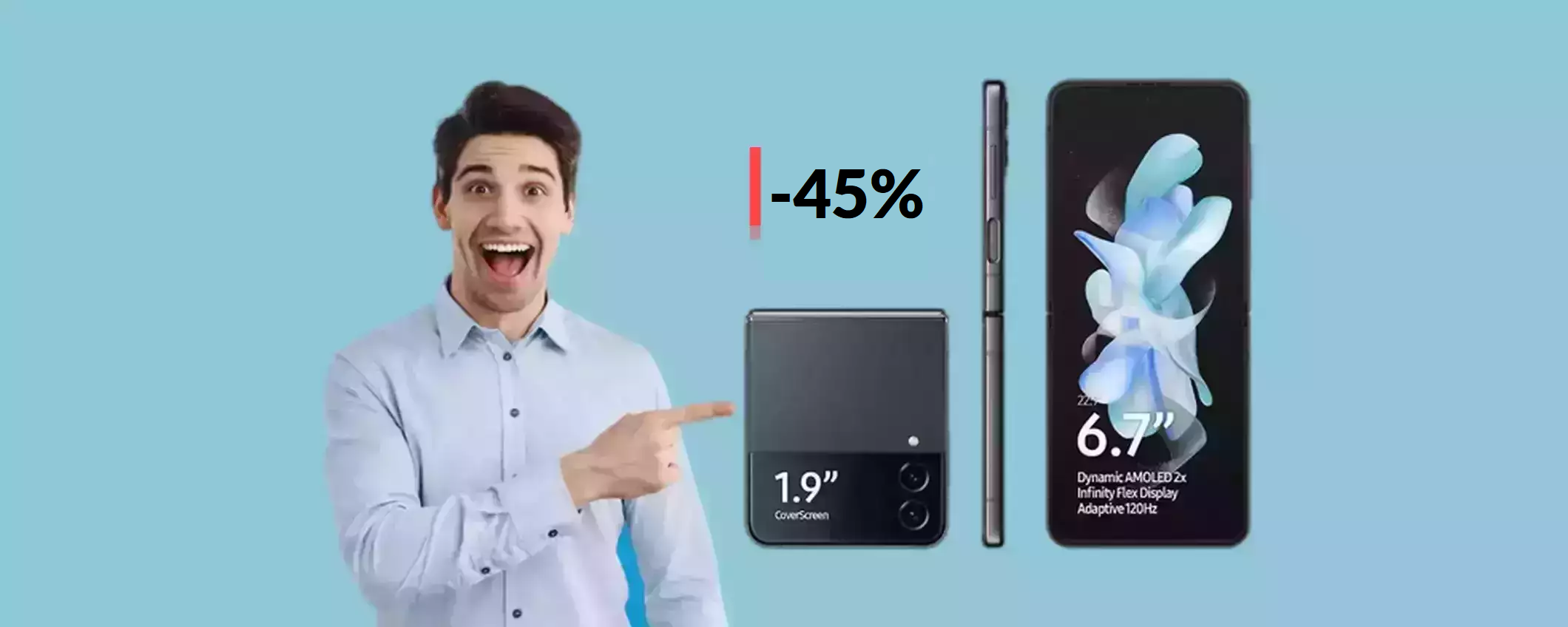 Samsung Galaxy Z Flip6 è figo, ma il vero AFFARE è Flip4 (-45%)