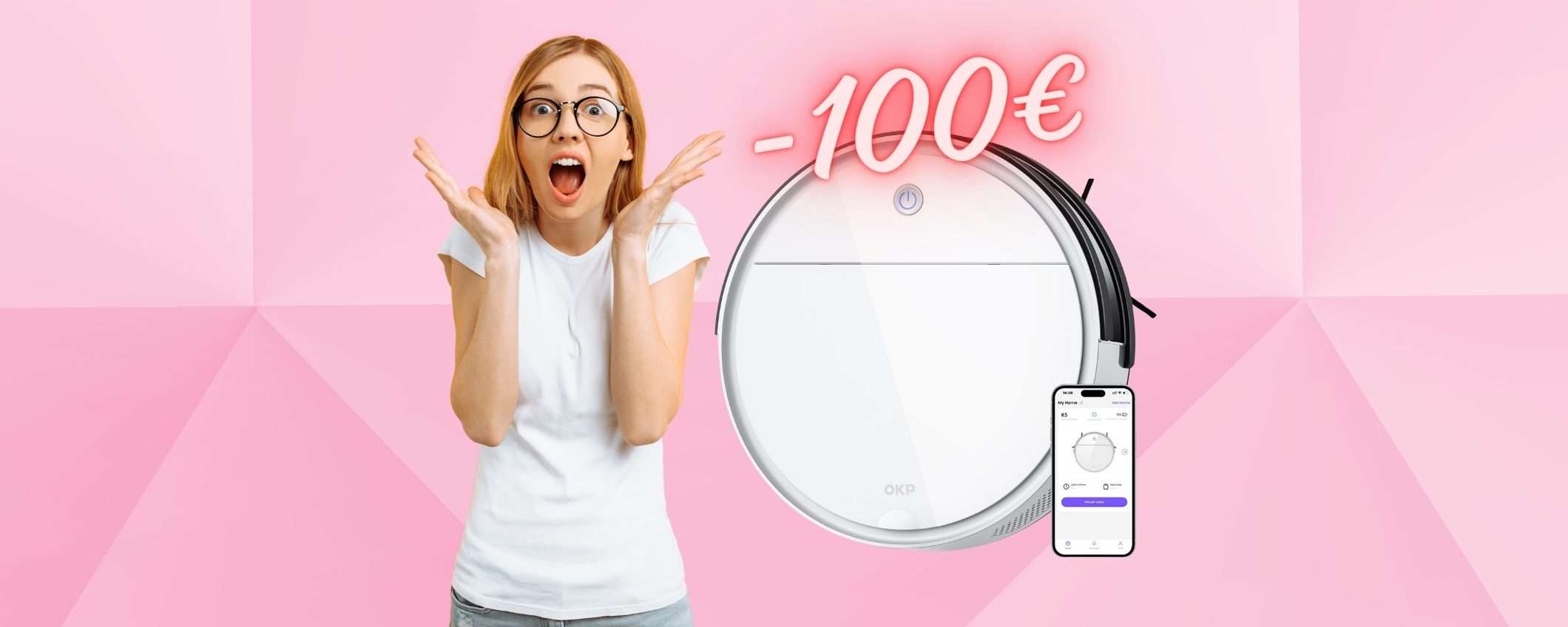 SCONTO di 100€ su questo Robot aspirapolvere POTENTISSIMO