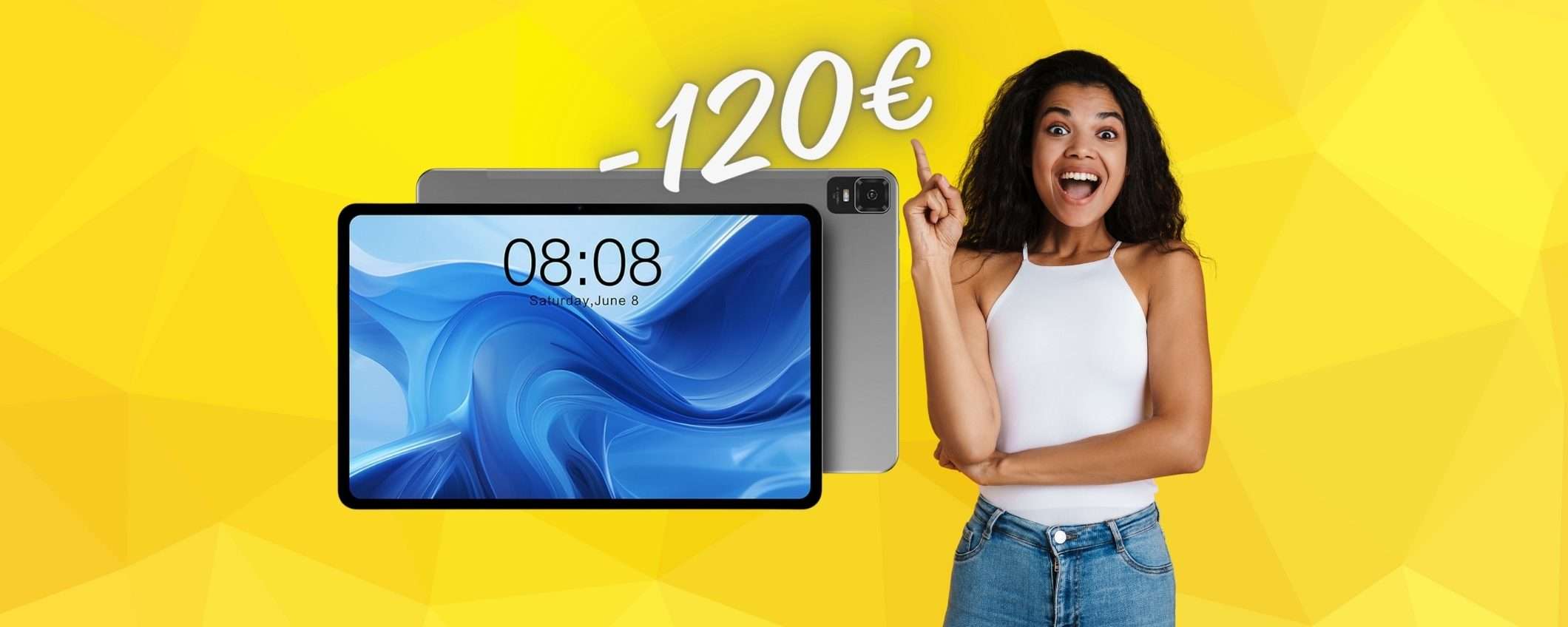 SCONTO di 120€ su questo Tablet Android da 11 pollici e 256GB