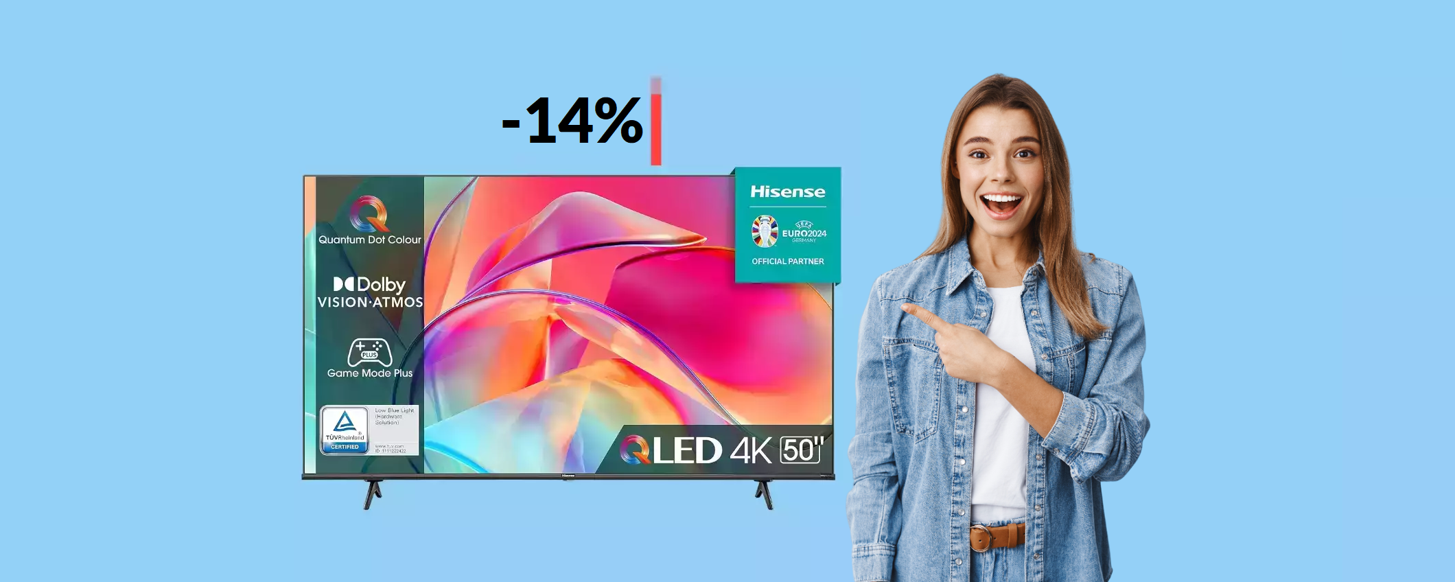 Smart TV 50'' Hisense: oggi è tua al prezzo più basso di sempre