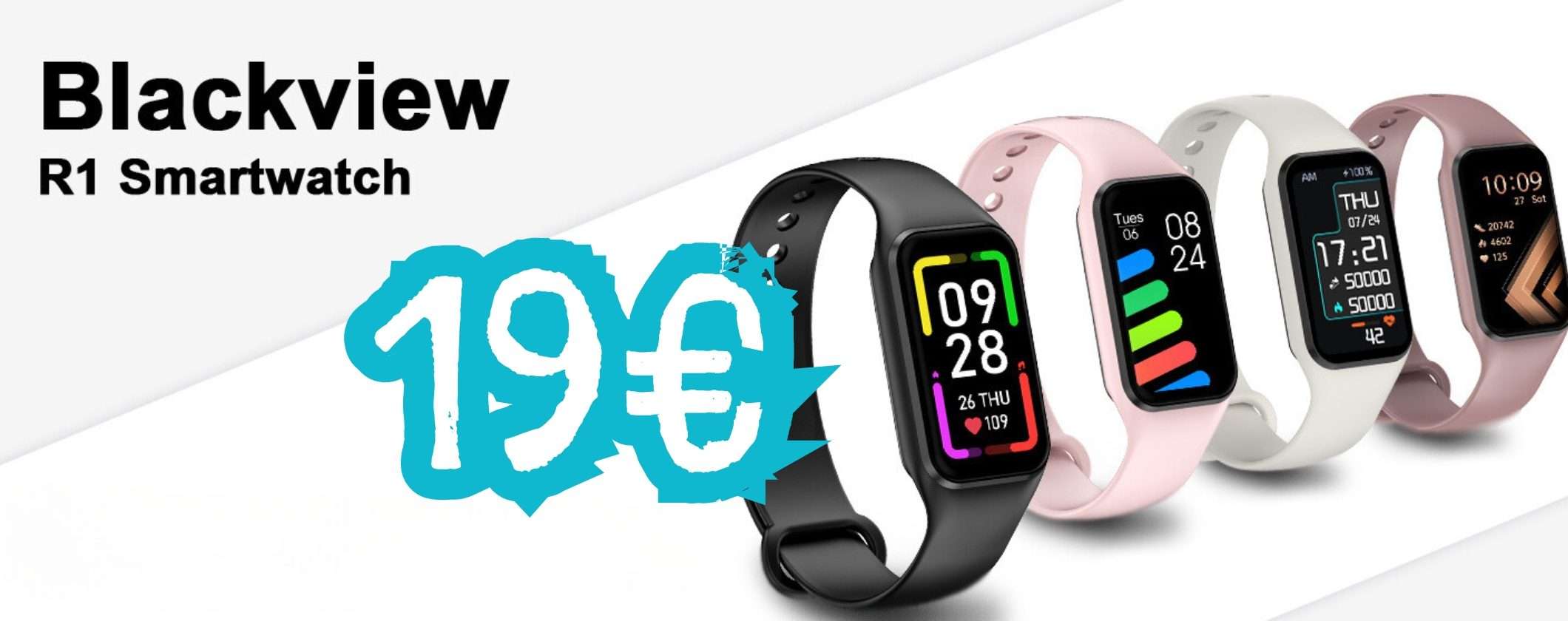 Smartwatch Blackview R1 a soli 19€: OFFERTA WOW su Amazon