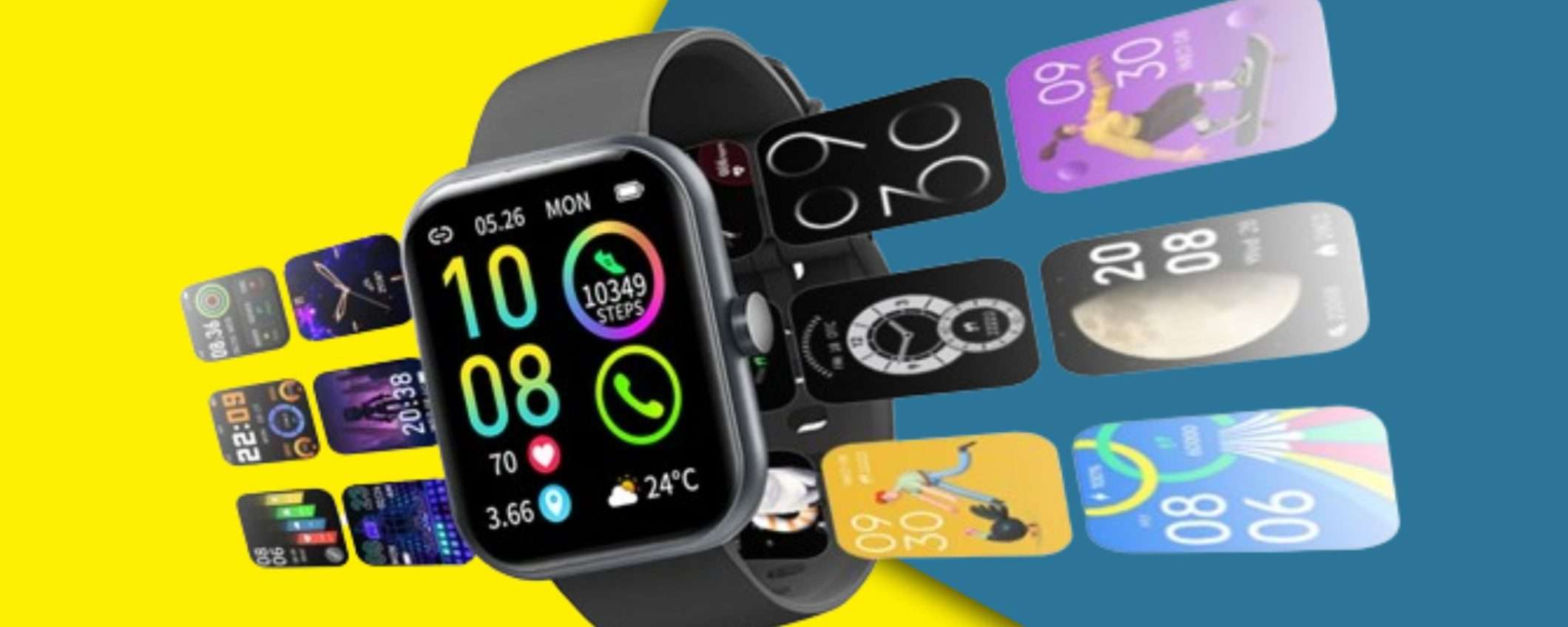 Sconto 70% per questo smartwatch STREPITOSO: display da quasi 2