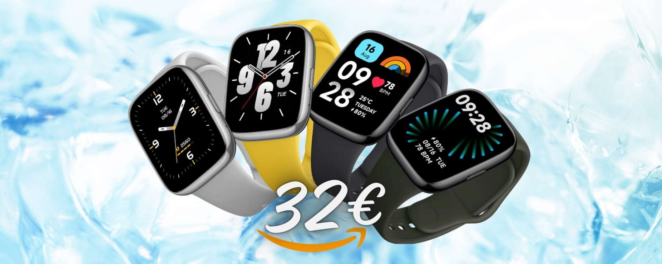 Solo 32€ per l'EPICO smartwatch Xiaomi Redmi Watch 3 Active